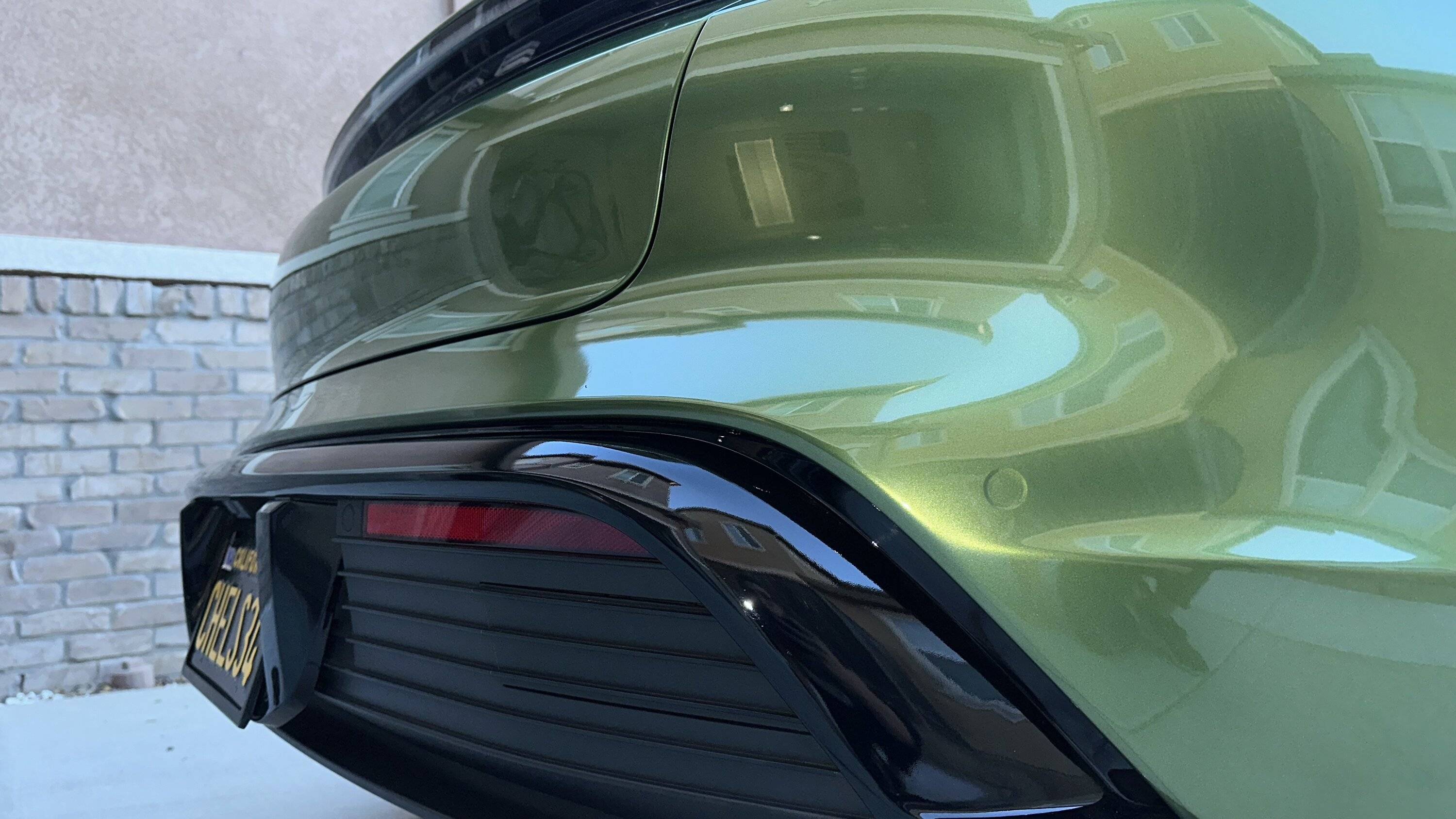 Porsche Taycan Wrapped my Taycan in Mamba Green 4C24F463-2FF1-4F17-A54D-00B77A00458D