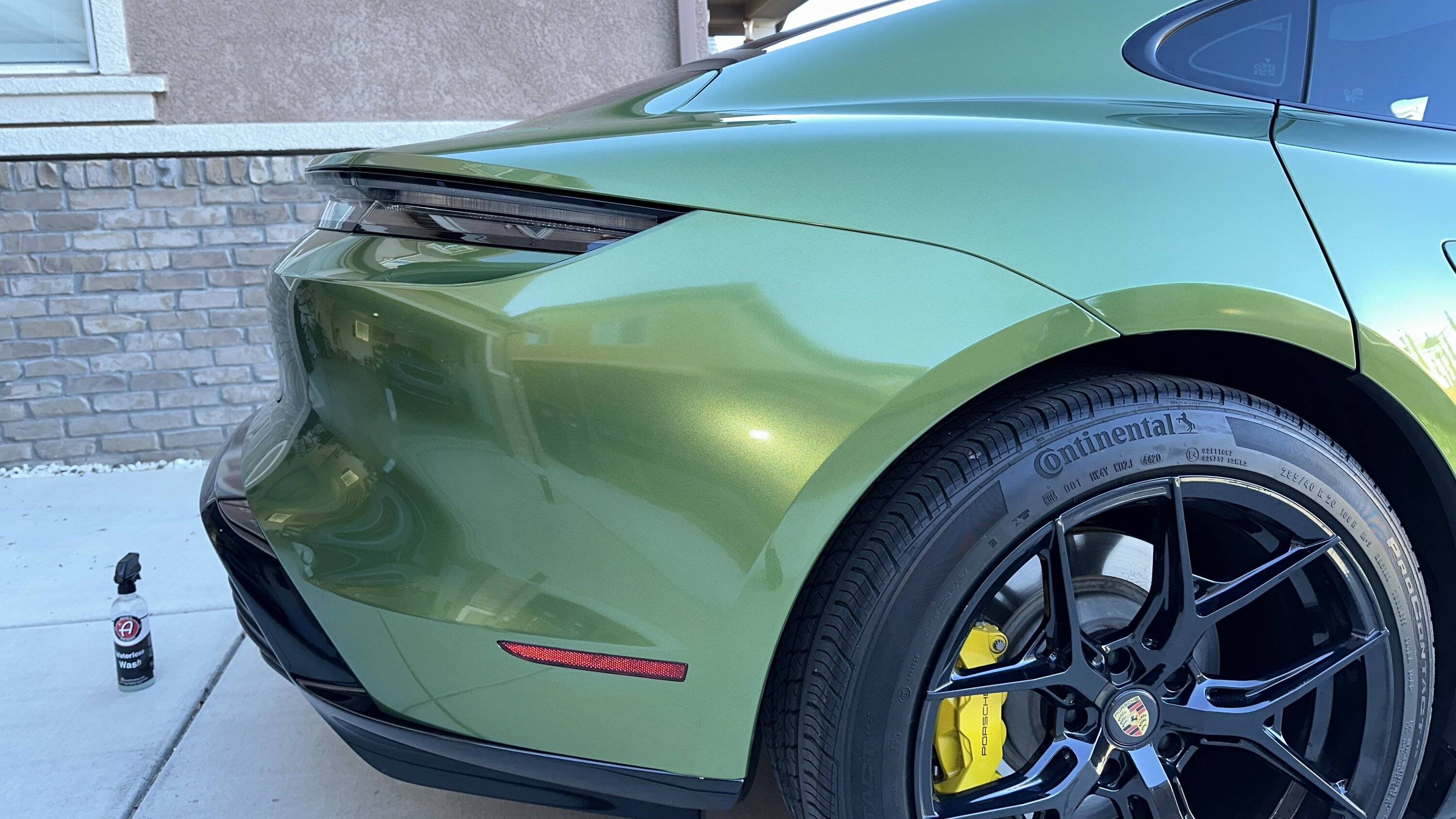 Porsche Taycan Wrapped my Taycan in Mamba Green 67EABDD2-D3C8-43BC-BCA3-9AD05098B4DD