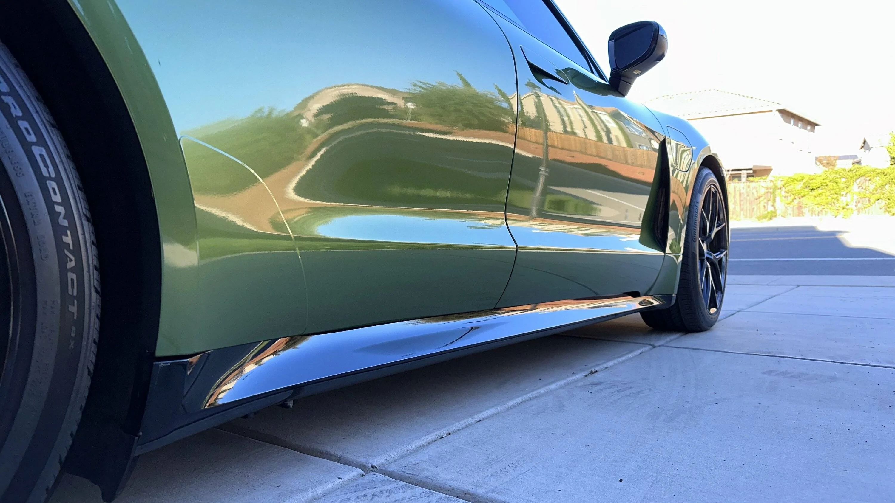 Porsche Taycan Wrapped my Taycan in Mamba Green D96706E7-A7C5-4A02-93CF-E47FDE06E185