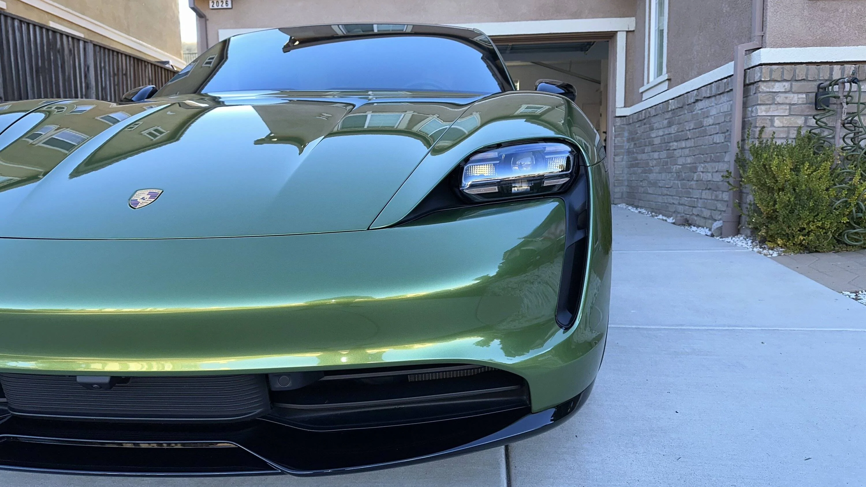 Porsche Taycan Wrapped my Taycan in Mamba Green FA04B4C3-6D58-4560-88AE-5358F8F2DE98