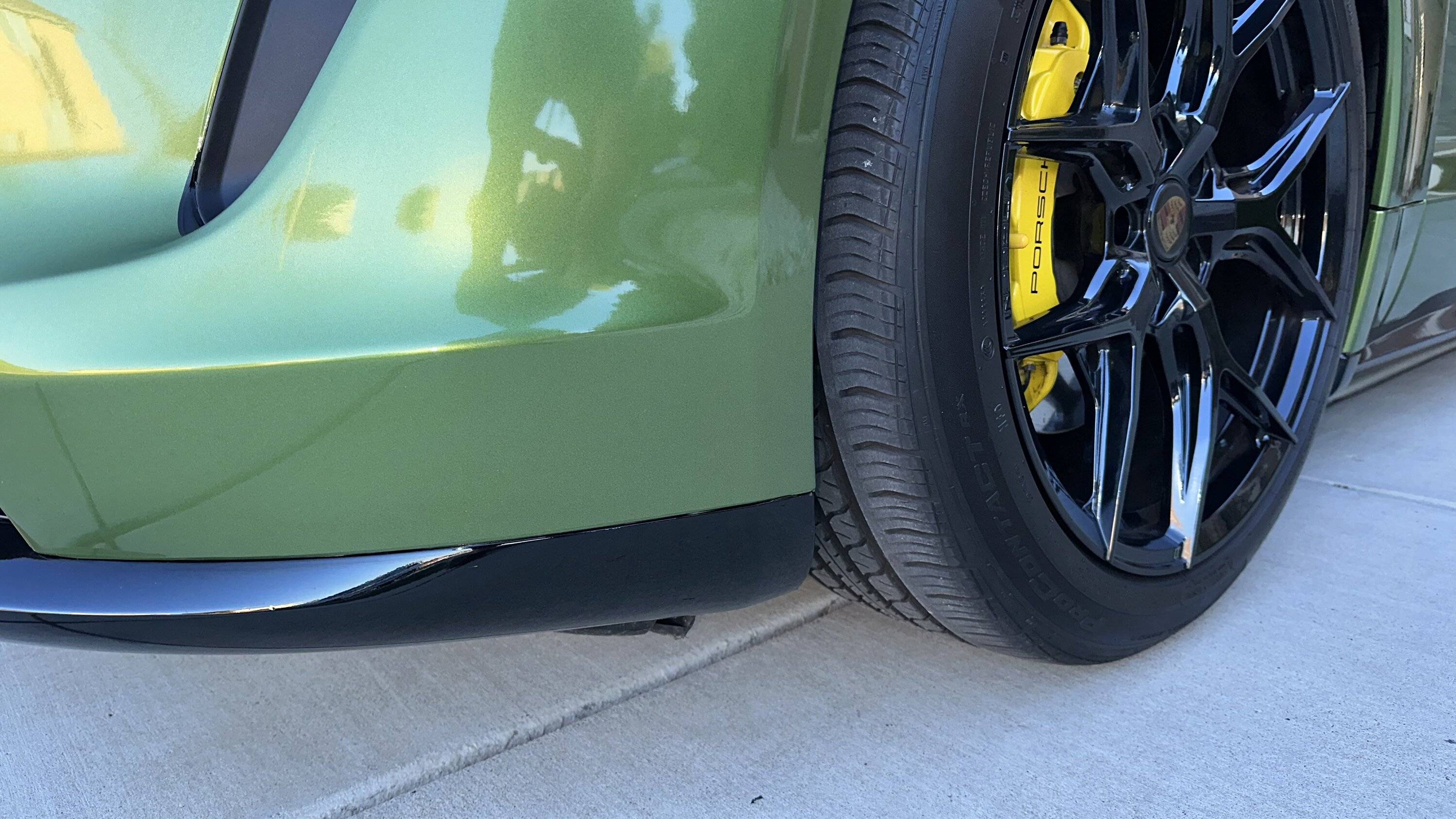 Porsche Taycan Wrapped my Taycan in Mamba Green BA016E8F-F867-40DE-9ECA-28BCB53F6E1E