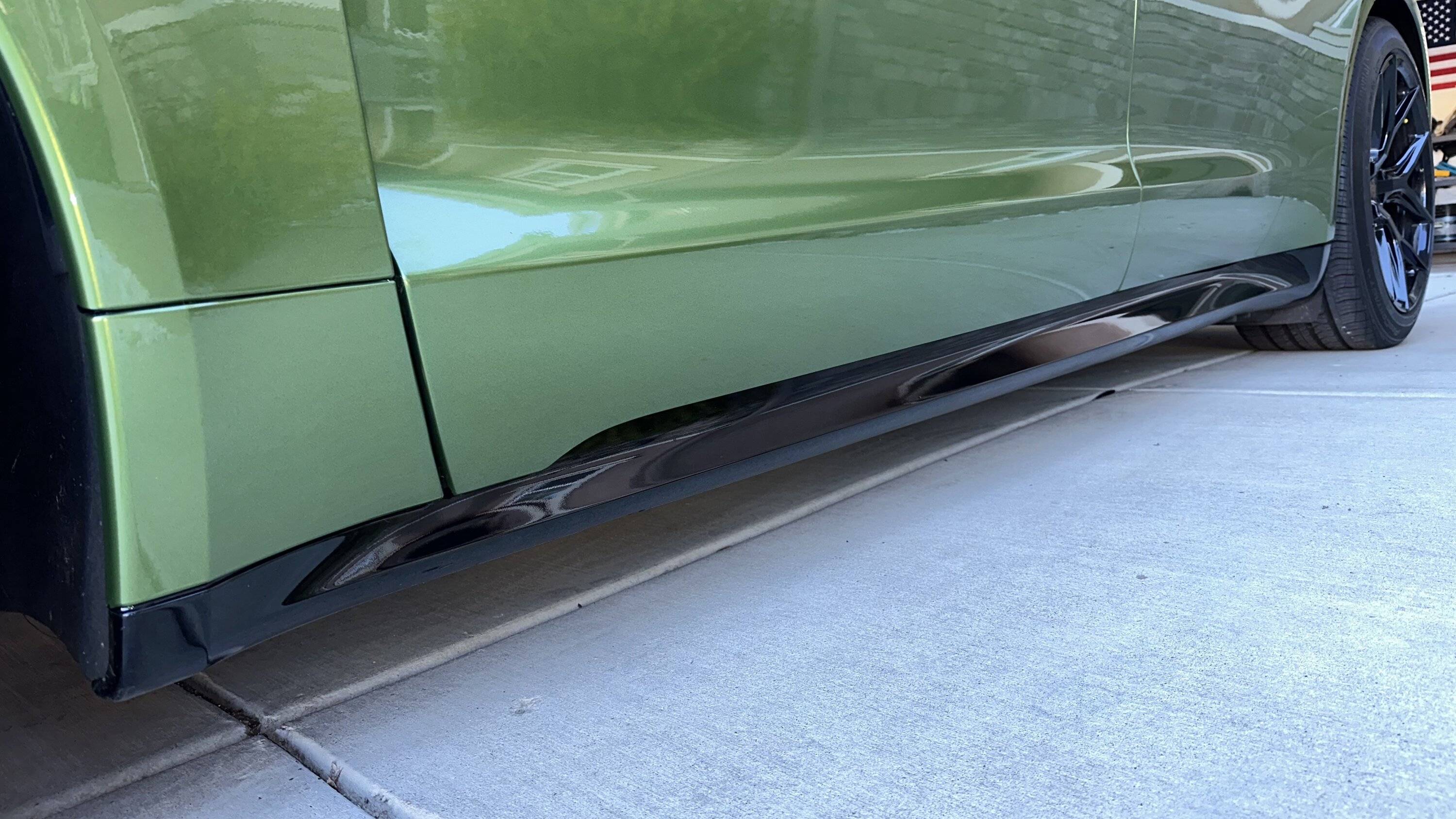 Porsche Taycan Wrapped my Taycan in Mamba Green D7CB5CBE-46B8-474B-9CB9-D6C6C8FF02F8