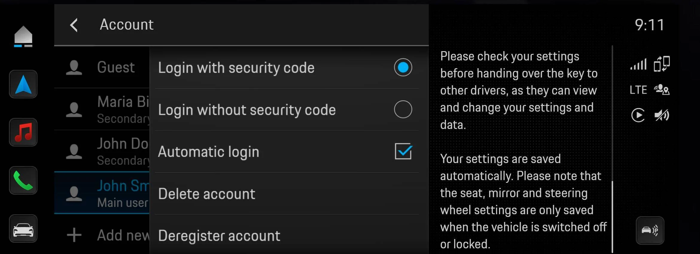 Porsche Taycan Steps to deactivate account when selling Taycan?? 1667289741898