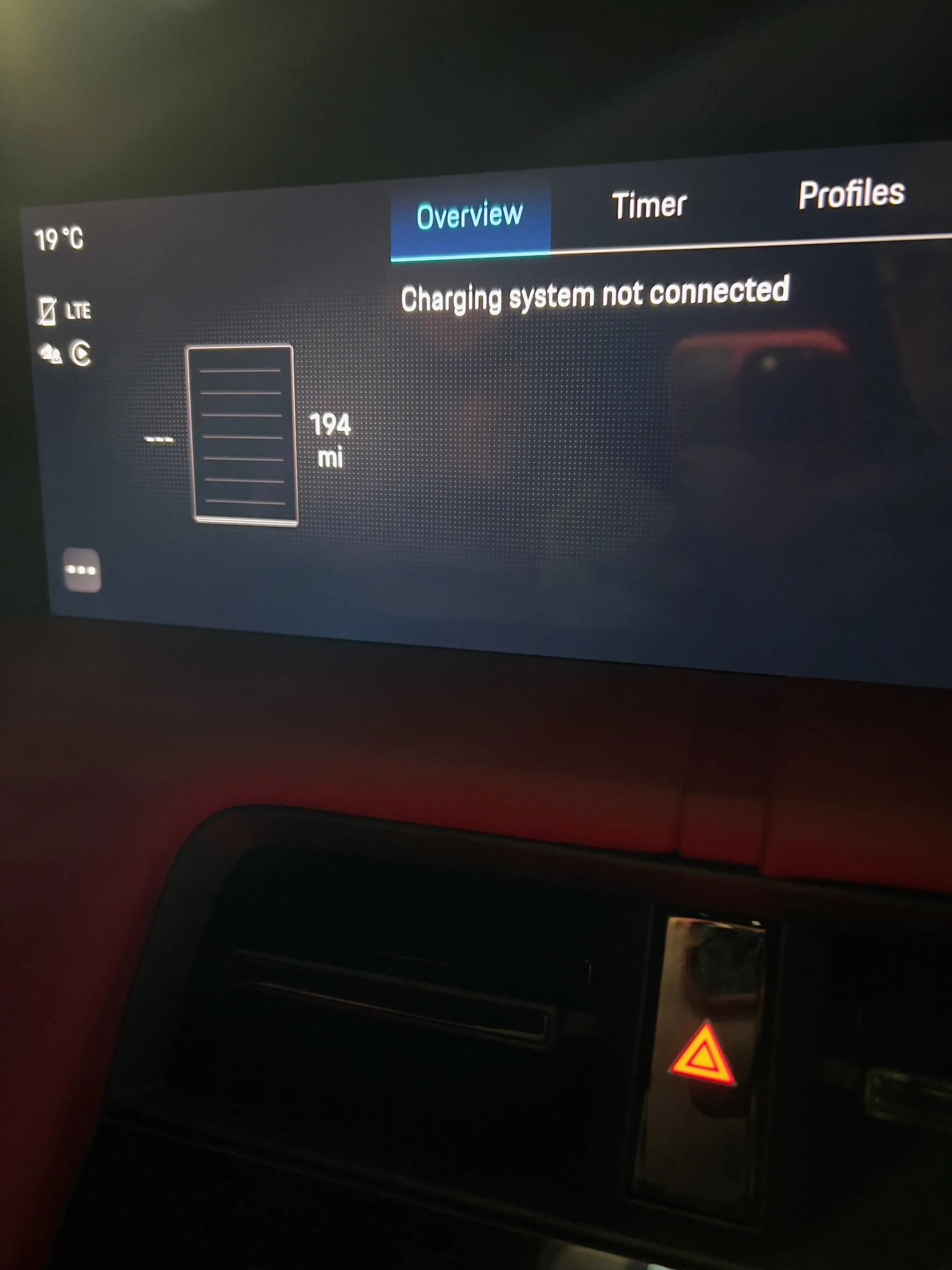 Porsche Taycan Software update decreasing range of 4S and making the car think it is RWD with smaller battery IMG_3219