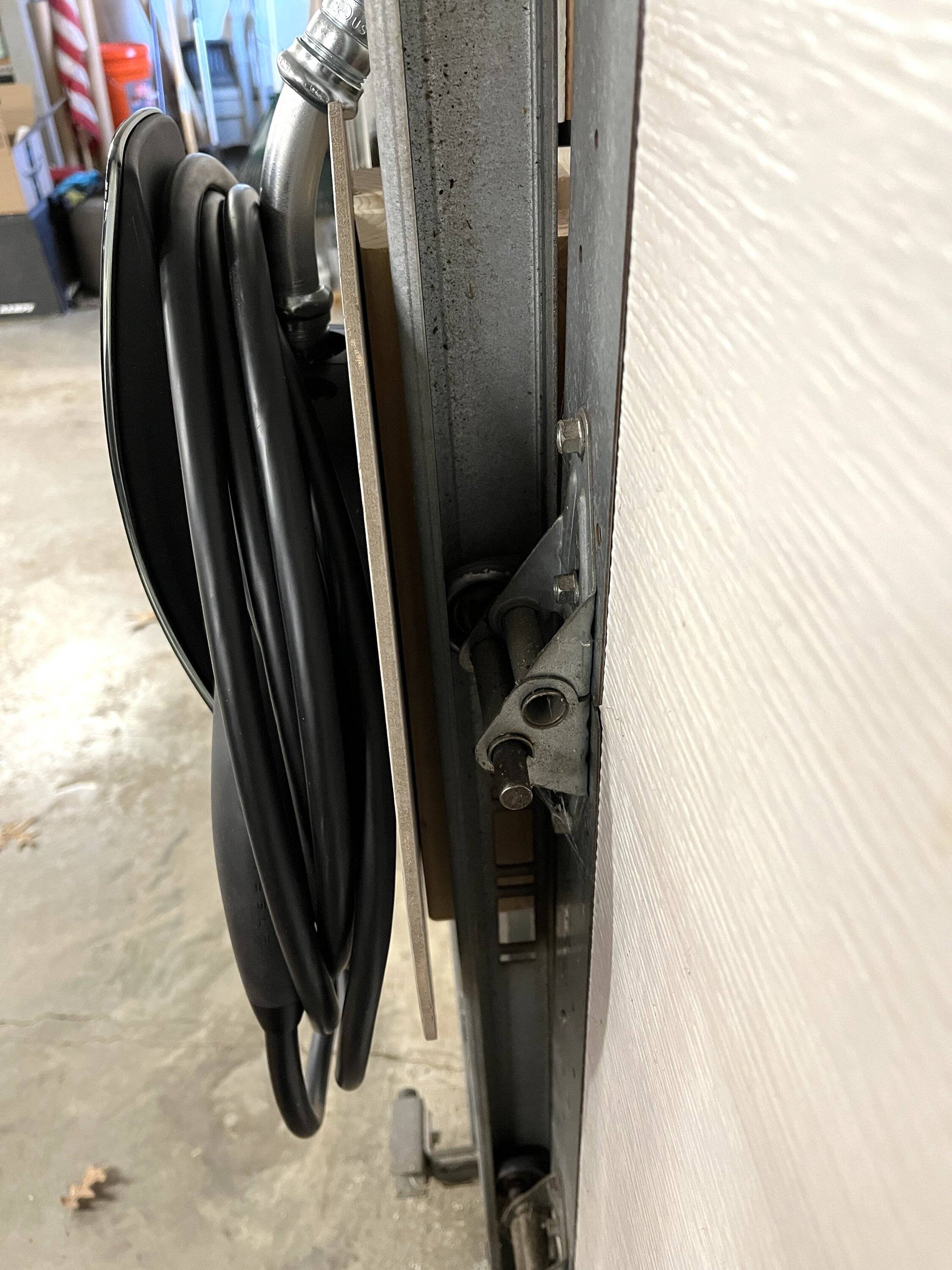 Porsche Taycan Replaced PMC+ with Tesla Gen 3 J1772 Wall Connector DoorTrackShiield
