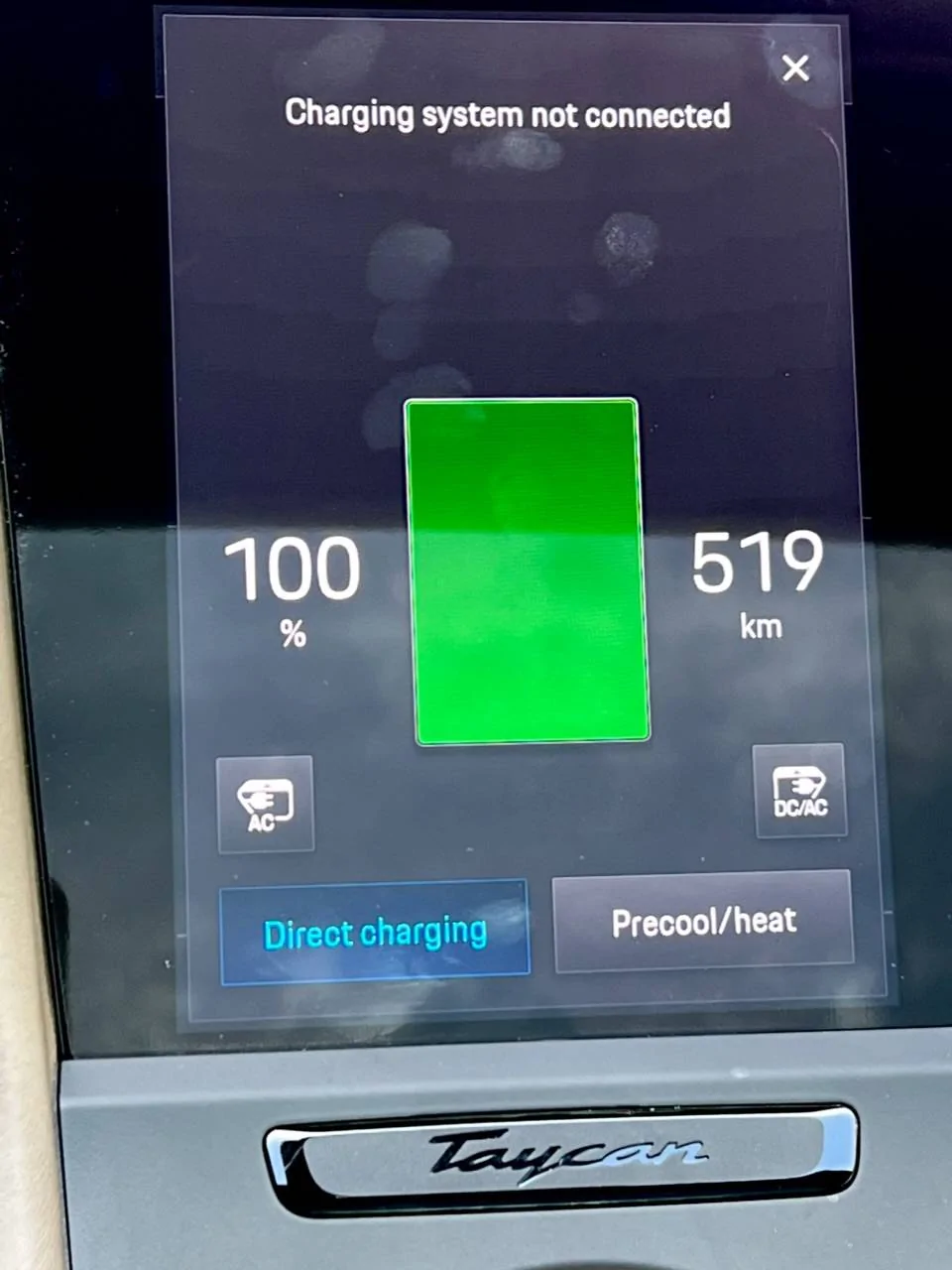 Porsche Taycan Best range estimate I got so far (100% above 500km / 311mi) C7CDD9B7-99AC-4F7F-9B0E-FAC35FA2FA9A