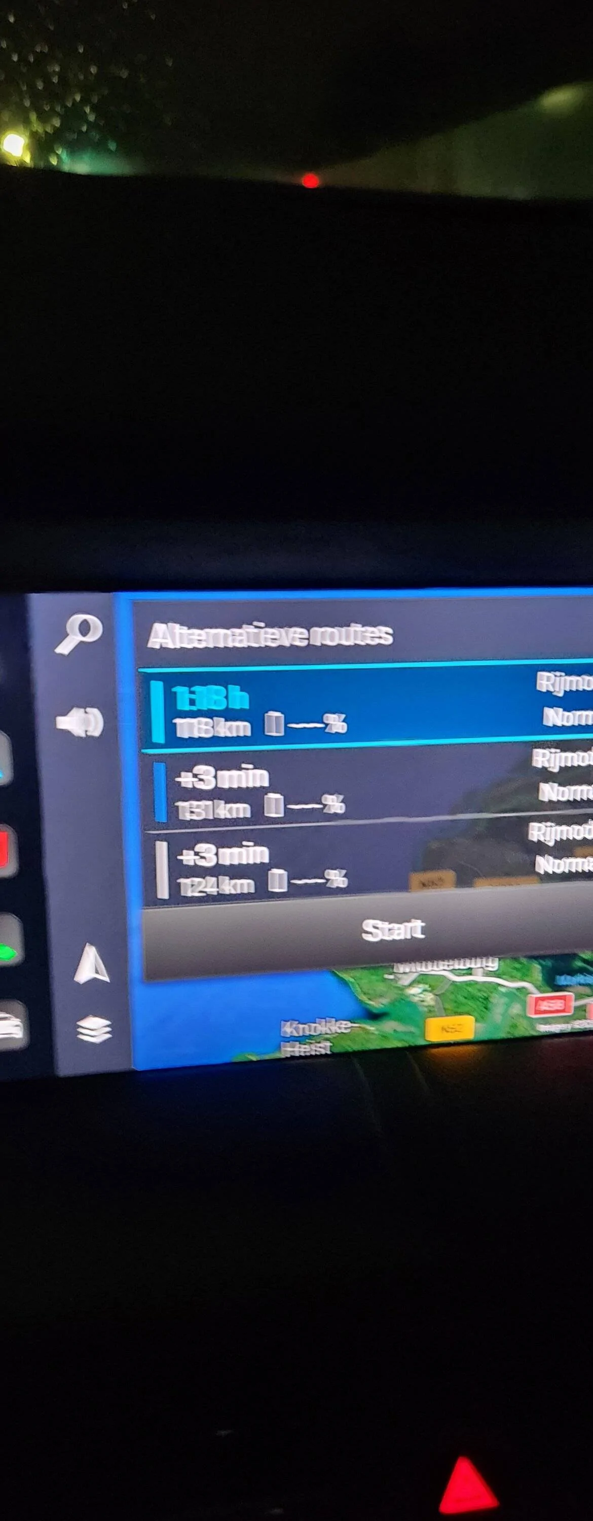 Porsche Taycan Not showing battery arrival status 20221106_200953