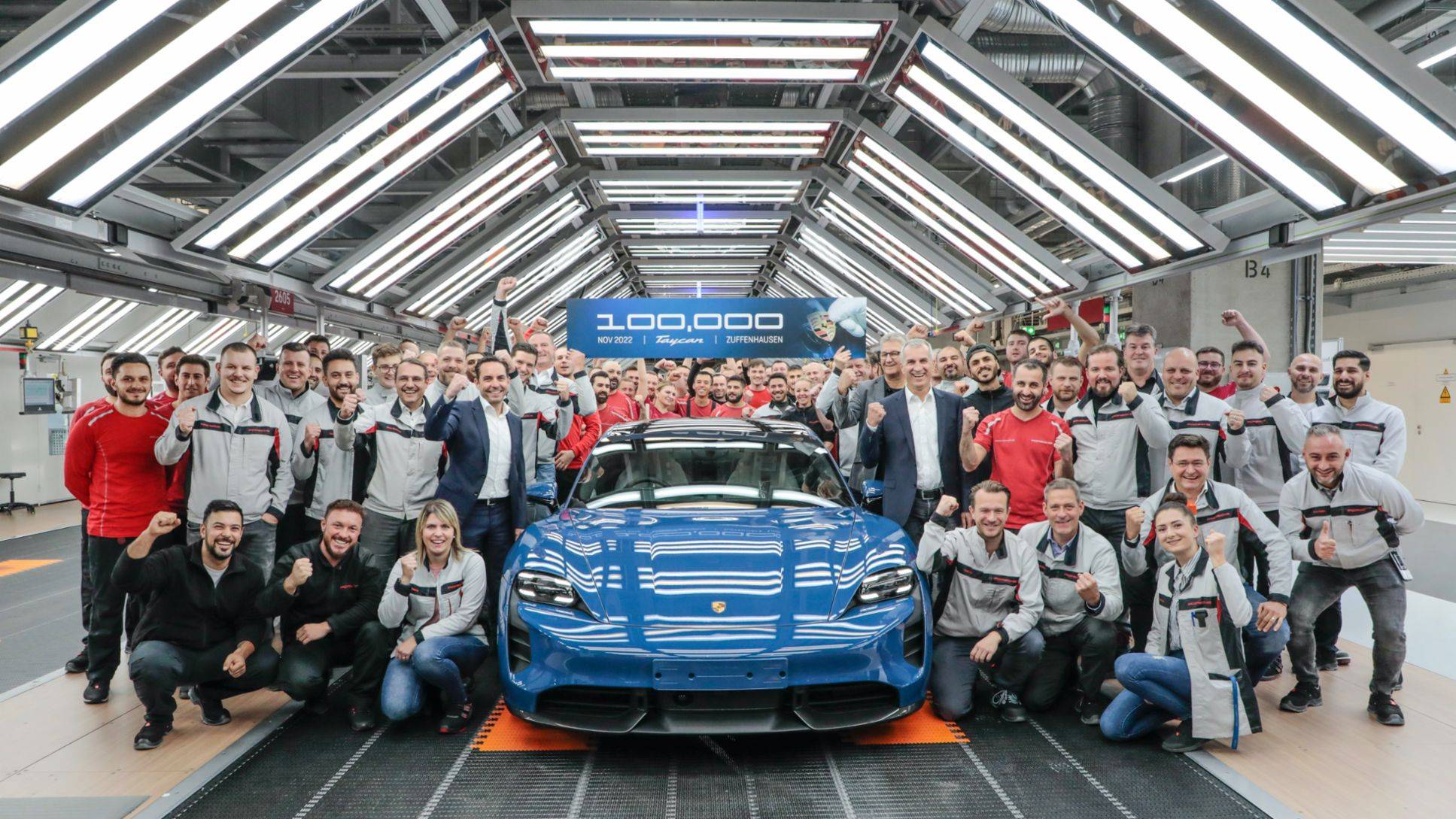 Porsche Taycan 100,000th Taycan rolls off the production line! Hero_Image_Taycan_100000