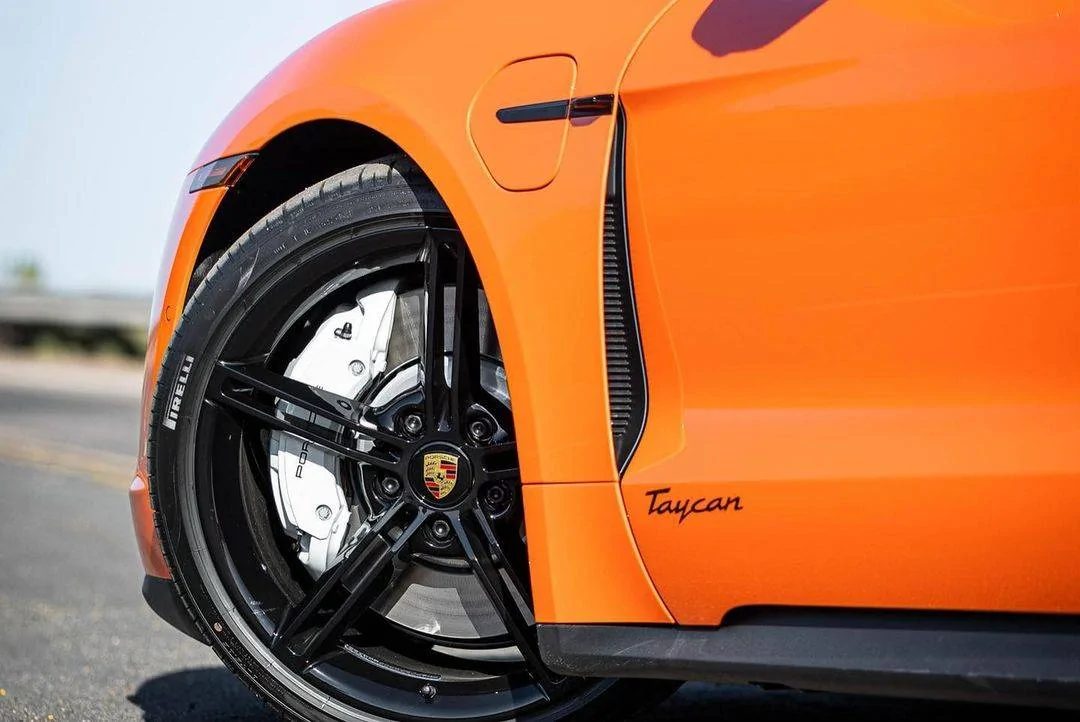 Porsche Taycan Ordered: PTS - Gulforange Taycan 259137065_1142335619845226_8456001717438509583_n