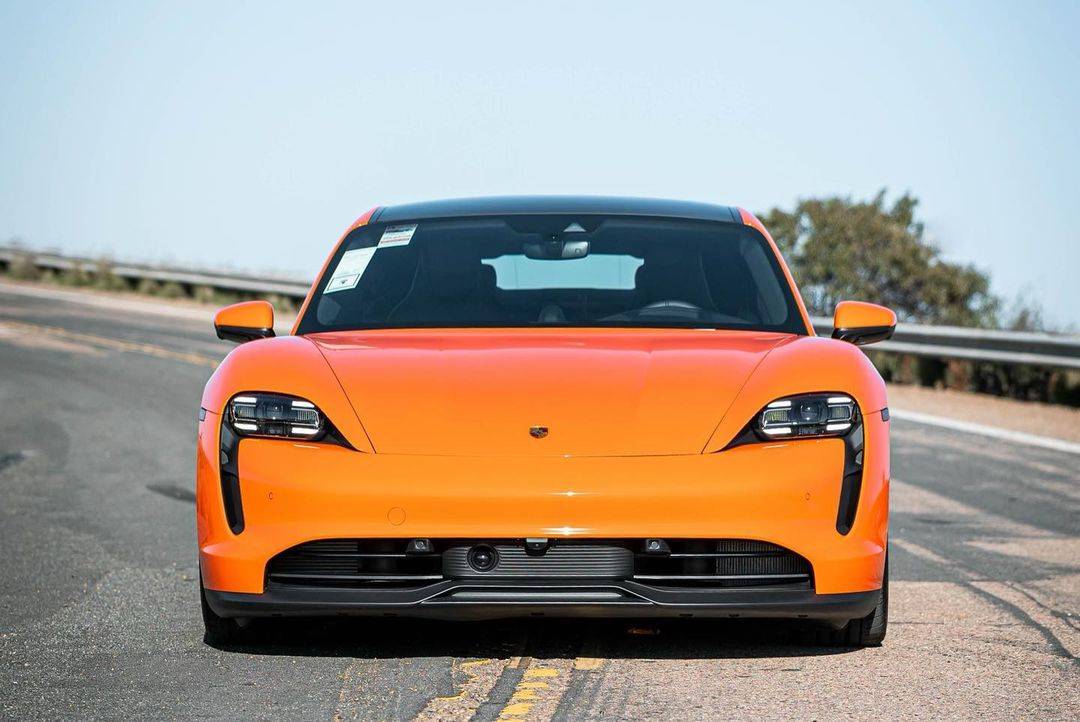 Porsche Taycan Ordered: PTS - Gulforange Taycan 271474242_478821333681921_7001512741054582613_n