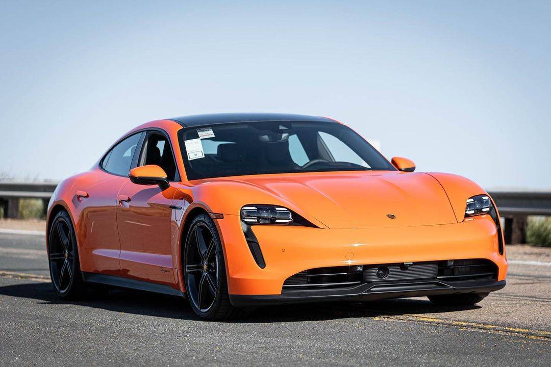 Porsche Taycan Ordered: PTS - Gulforange Taycan 273121656_605850474175655_3215470850067098110_n