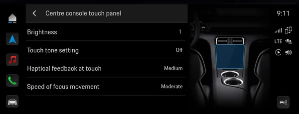 Porsche Taycan Disable key tones? pcm_ton