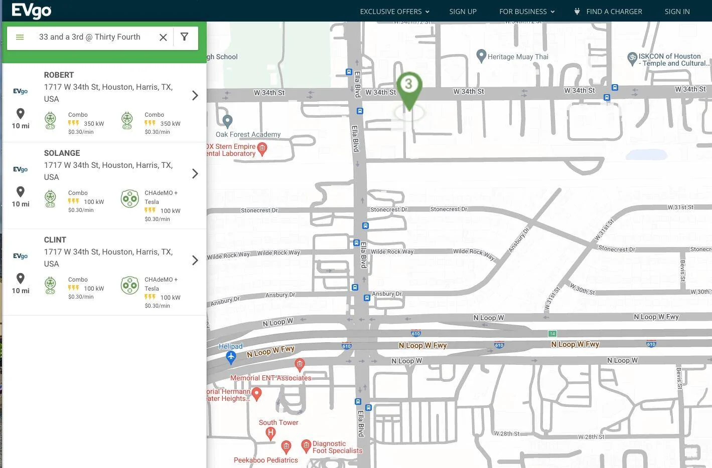 Porsche Taycan Houston EVgo Expansion Screenshot 2022-11-14 at 9.22.15 AM