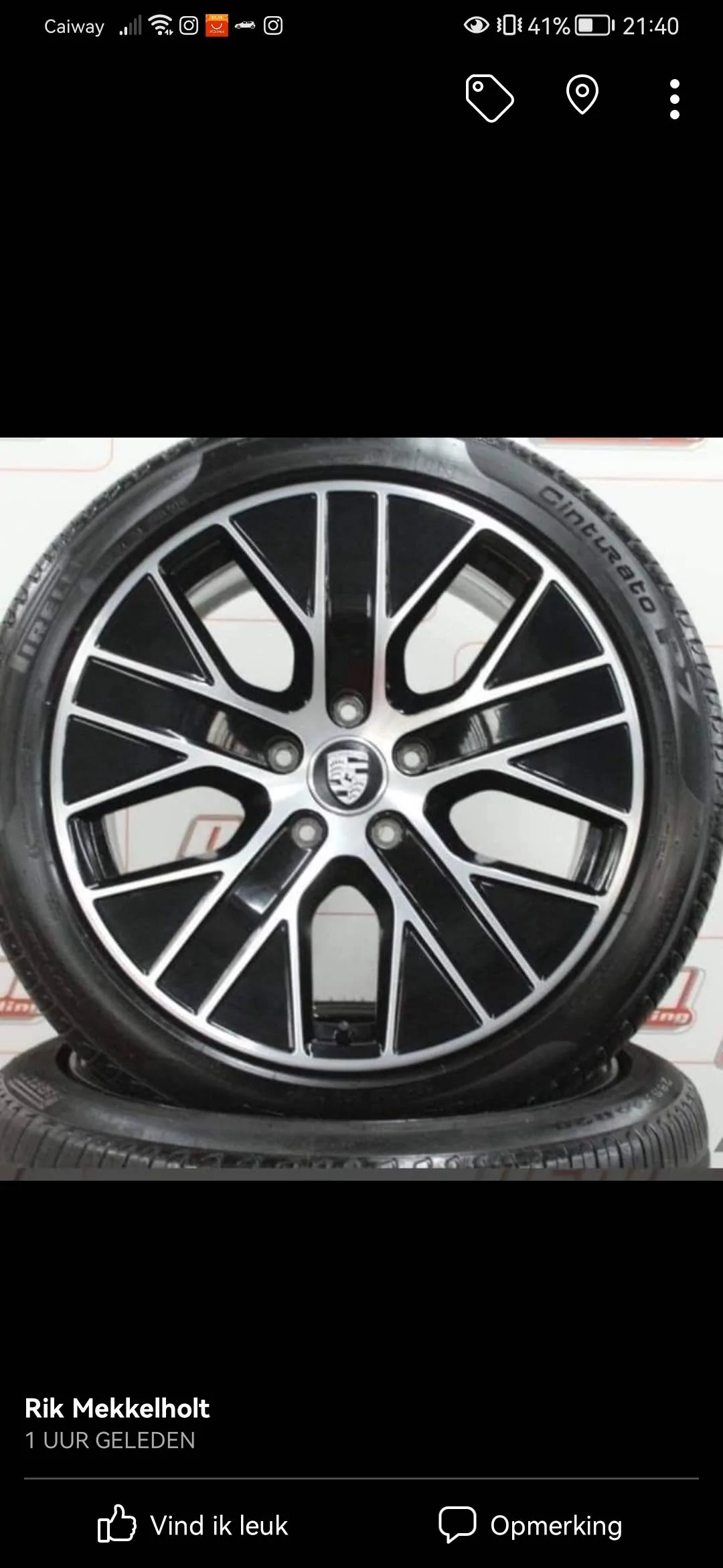 Porsche Taycan Powdercoating or spraying Taycan Turbo Aero 20 inch wheels - anyone did this aftermarket? Screenshot_20221114_214016_com.facebook.katana