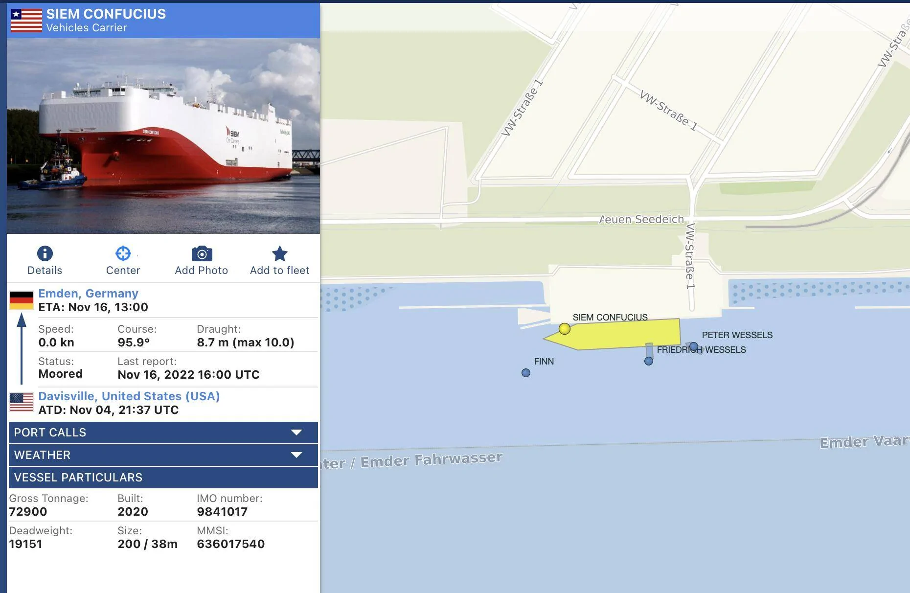 Porsche Taycan East Coast NA Vessel "Siem Confucius" Screenshot 2022-11-16 at 10.01.41 AM