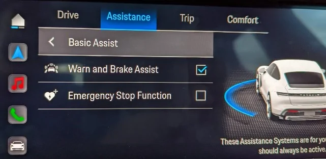 Porsche Taycan Take over steering problem Screenshot 2022-11-15 152333