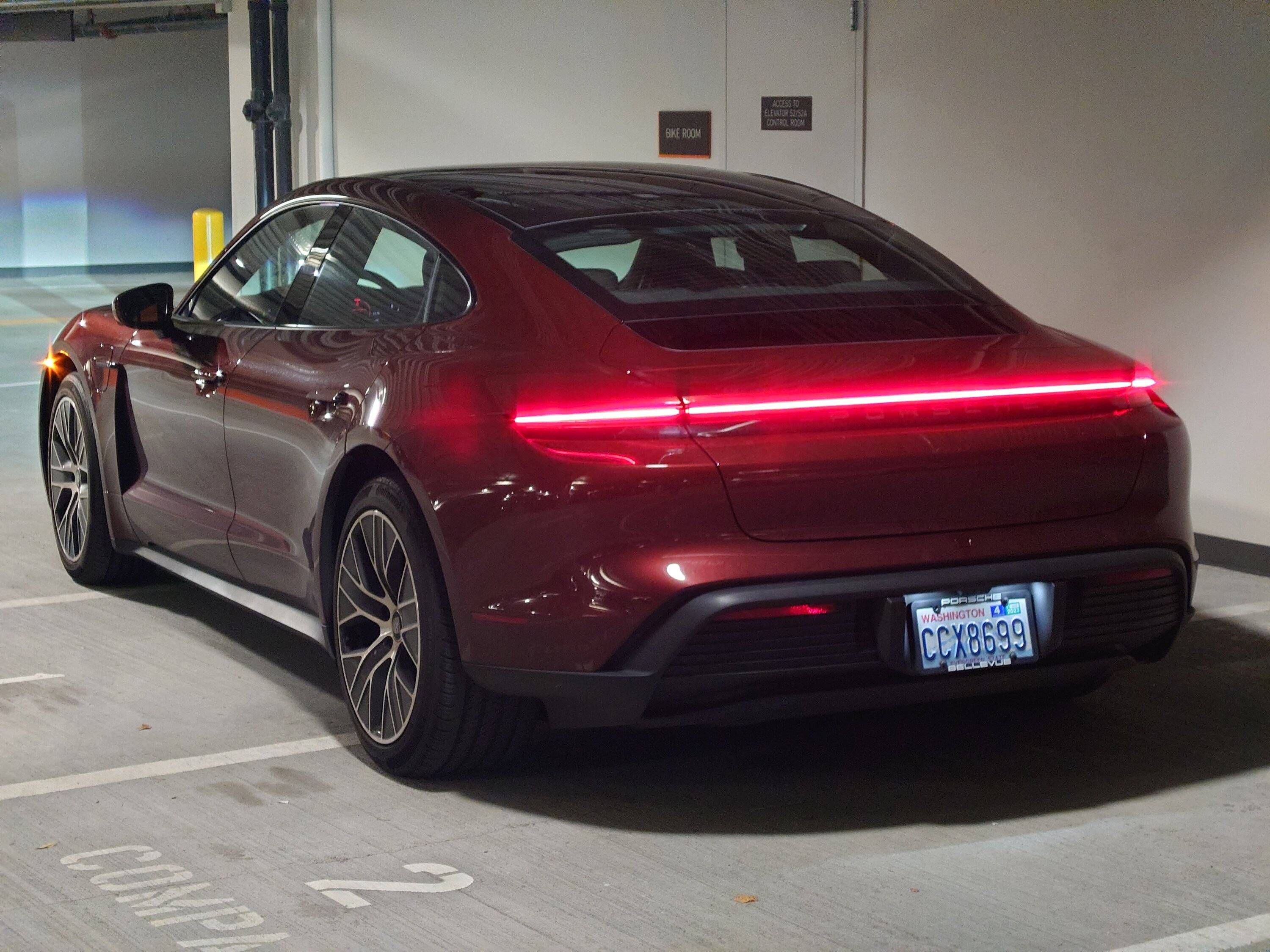 Porsche Taycan 2022 Taycan RWD in Cherry for sale in Seattle 20221116_171528.JPG