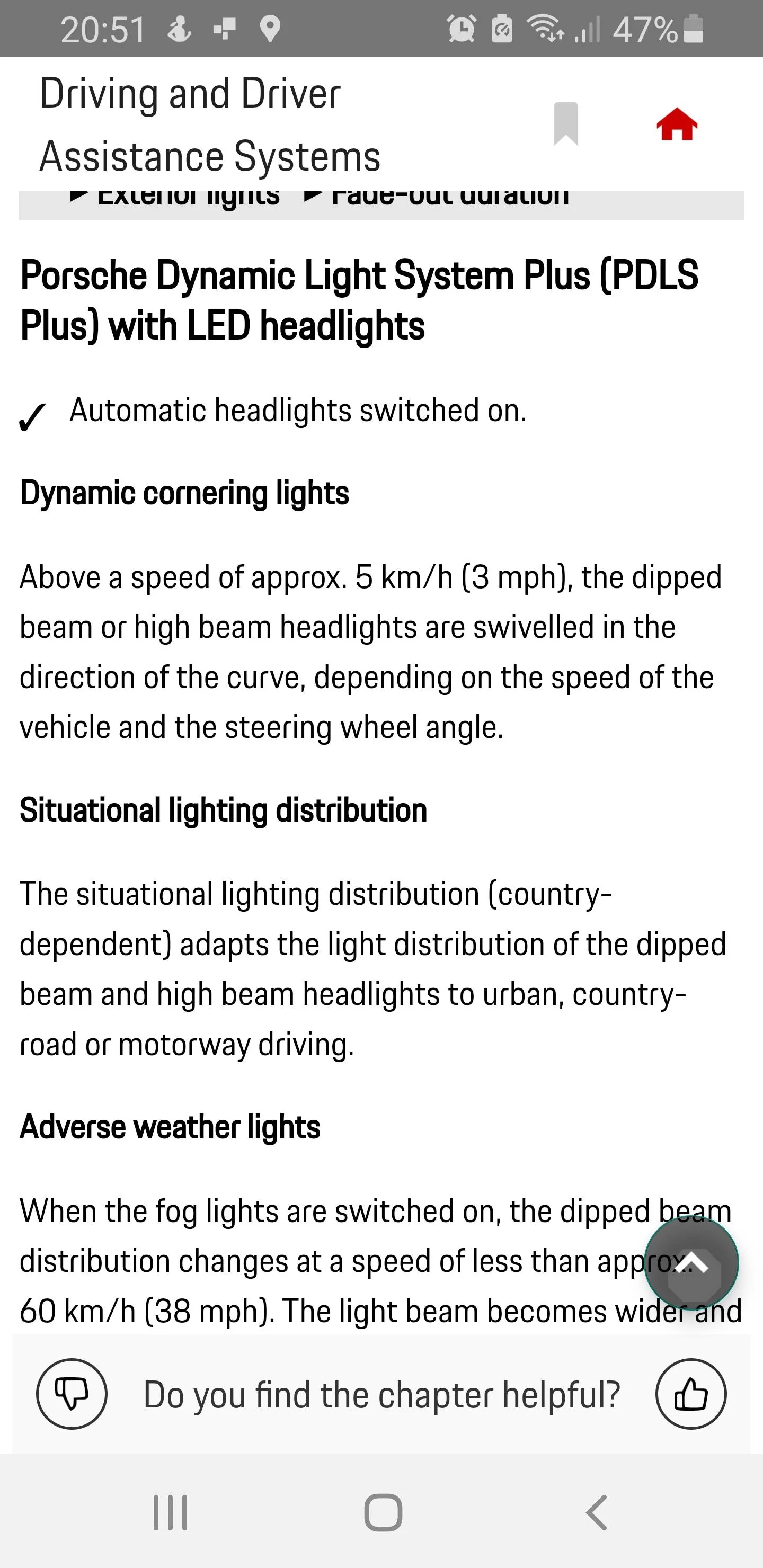 Porsche Taycan LED Matrix Headlights Screenshot_20221117-205102_Porsche Good to kno
