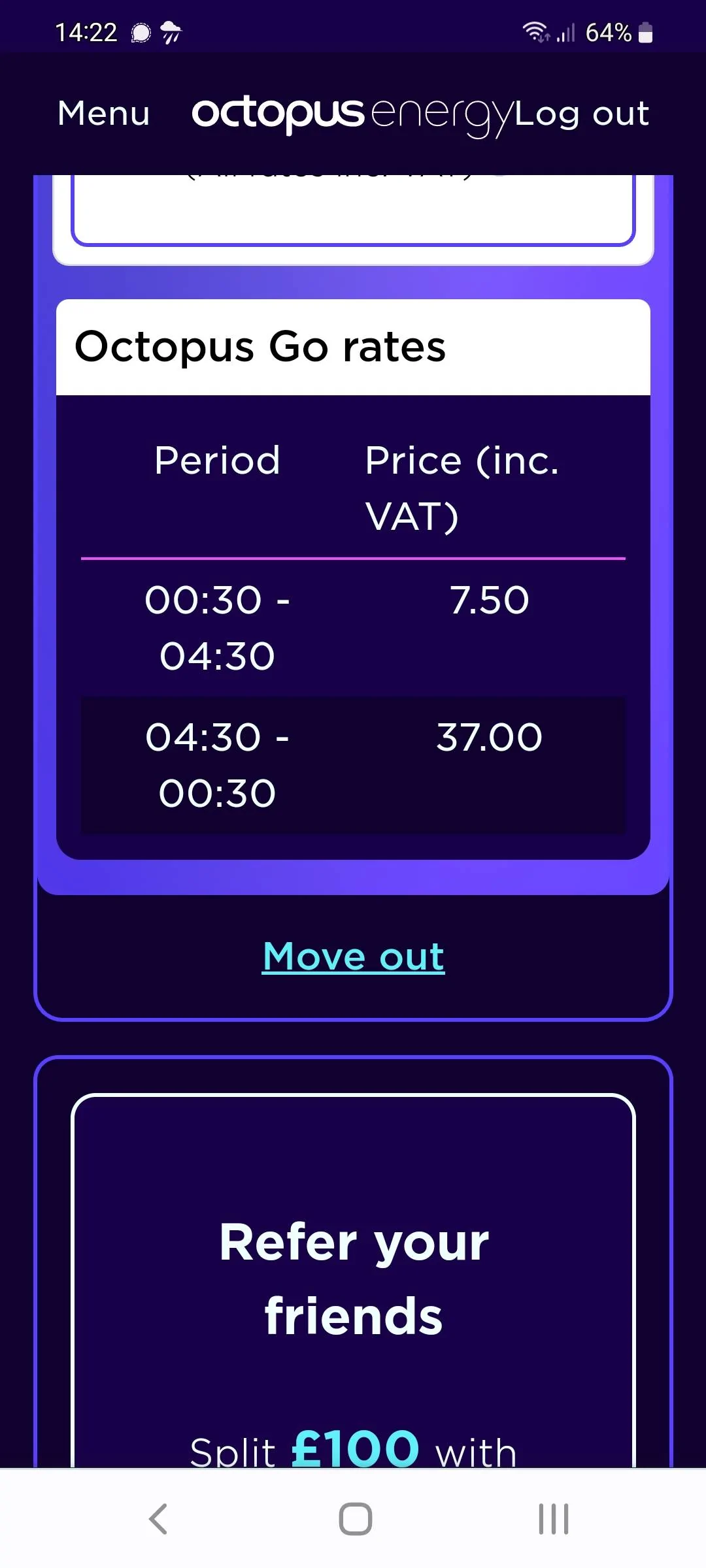 Porsche Taycan Octopus go tariffs? Screenshot_20221119-142258_Chrom