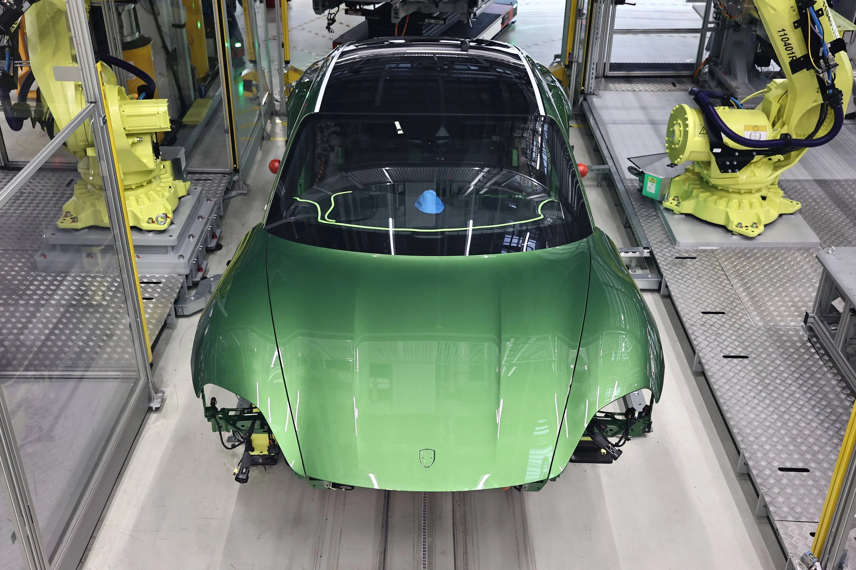 Porsche Taycan 📸  How to Find Your Taycan Production Photo From Assembly Line 636a6c90e060a00c00a01a99