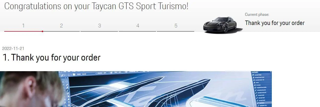 Porsche Taycan UK order status and delays? 1669123294065