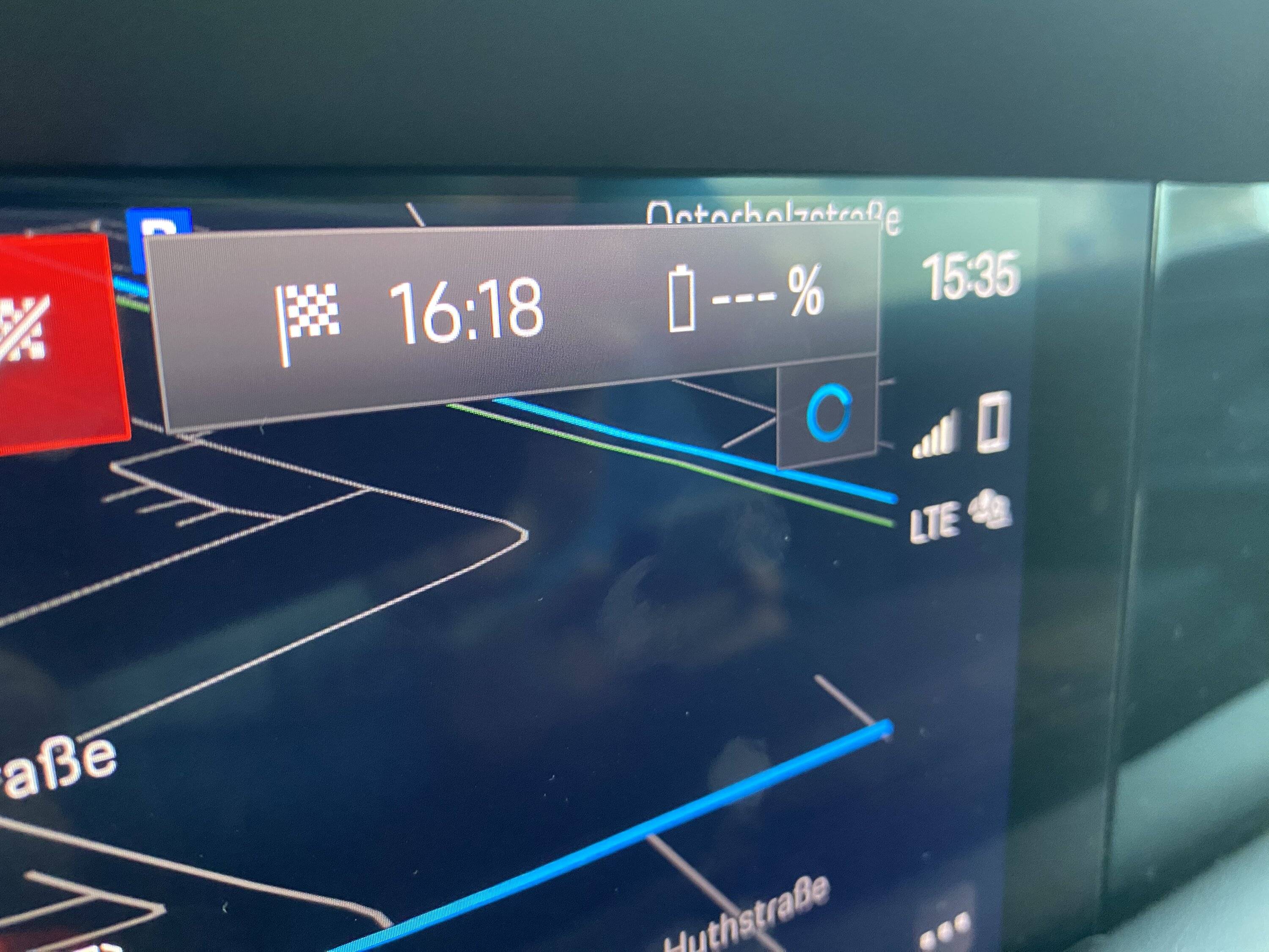 Porsche Taycan uPdate issues: Navigation stuck “Calculating Charging Plan…” CBF39EBB-41CD-4FFF-890B-D506634A9A4C