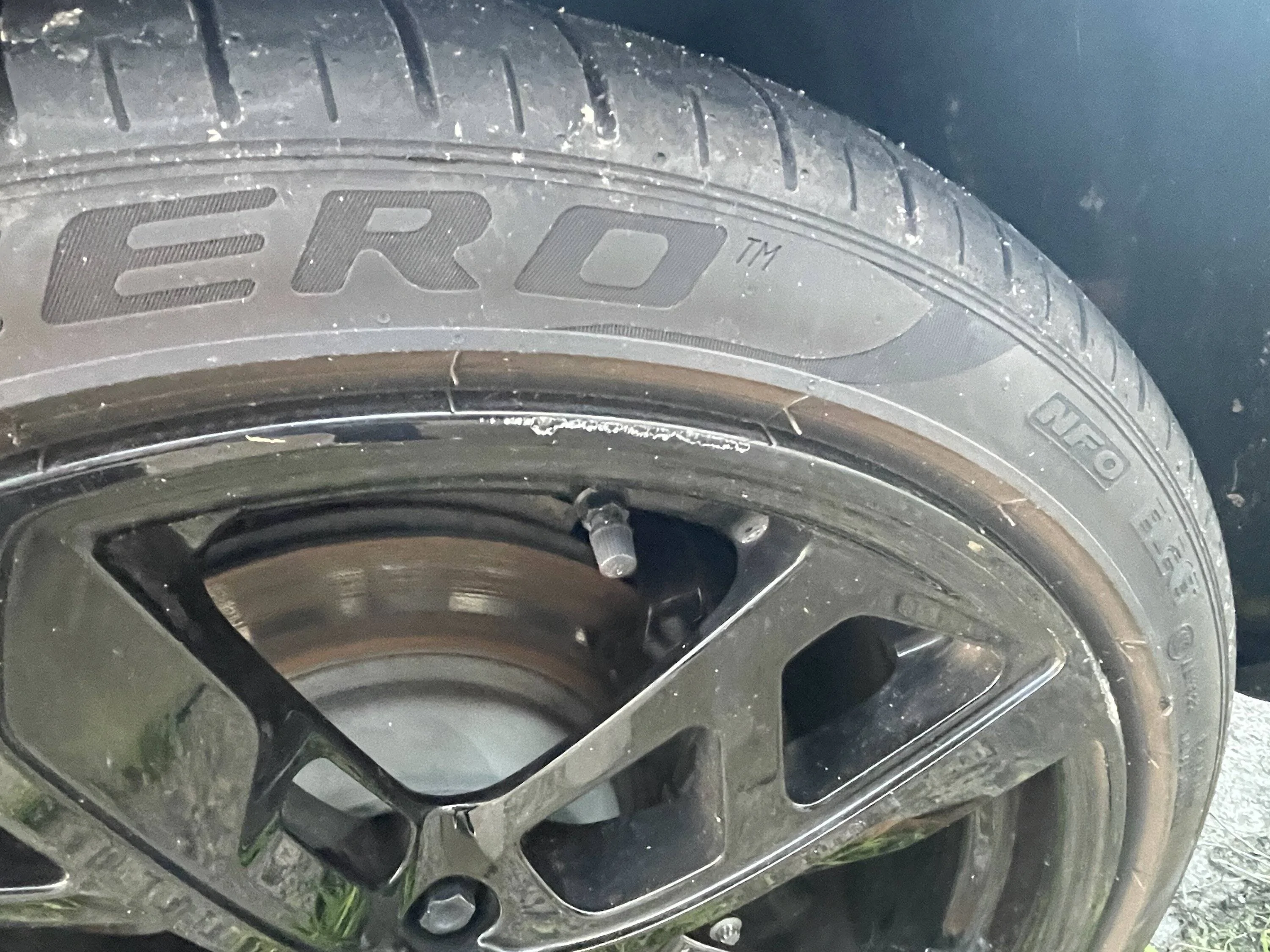 Porsche Taycan 21" Aero Blades Kerb Scraggs (Curb Rash) Repaired - it happened again! D4829710-18F9-4041-BE04-91770D4F6620