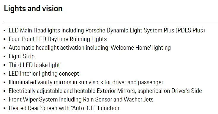 Porsche Taycan Blind-Spot Aspherical Mirror 1669467804631