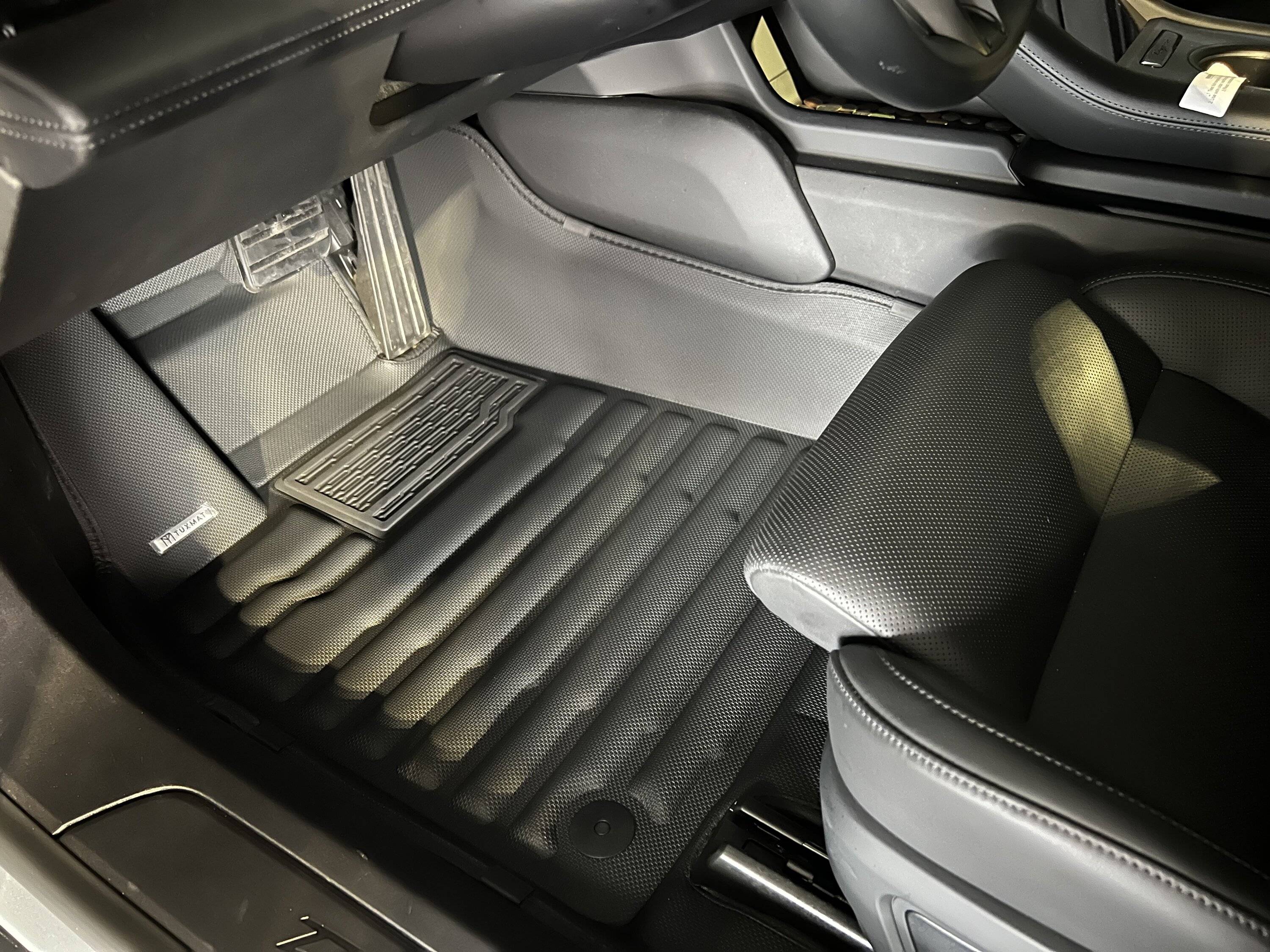 Porsche Taycan TuxMat Winter Floor Mats - installed photos IMG_7579