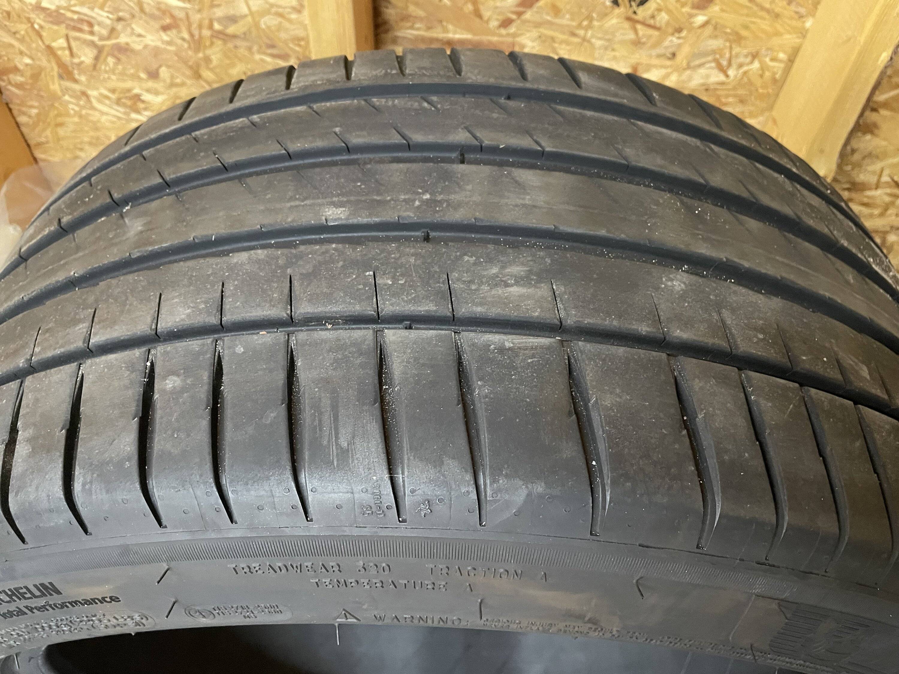 Porsche Taycan FS: 20" MICHELIN PILOT SPORT 4 Summer Tires, 2000 miles. $700 for set. Local pick up preferred: Asheville, NC IMG-6956