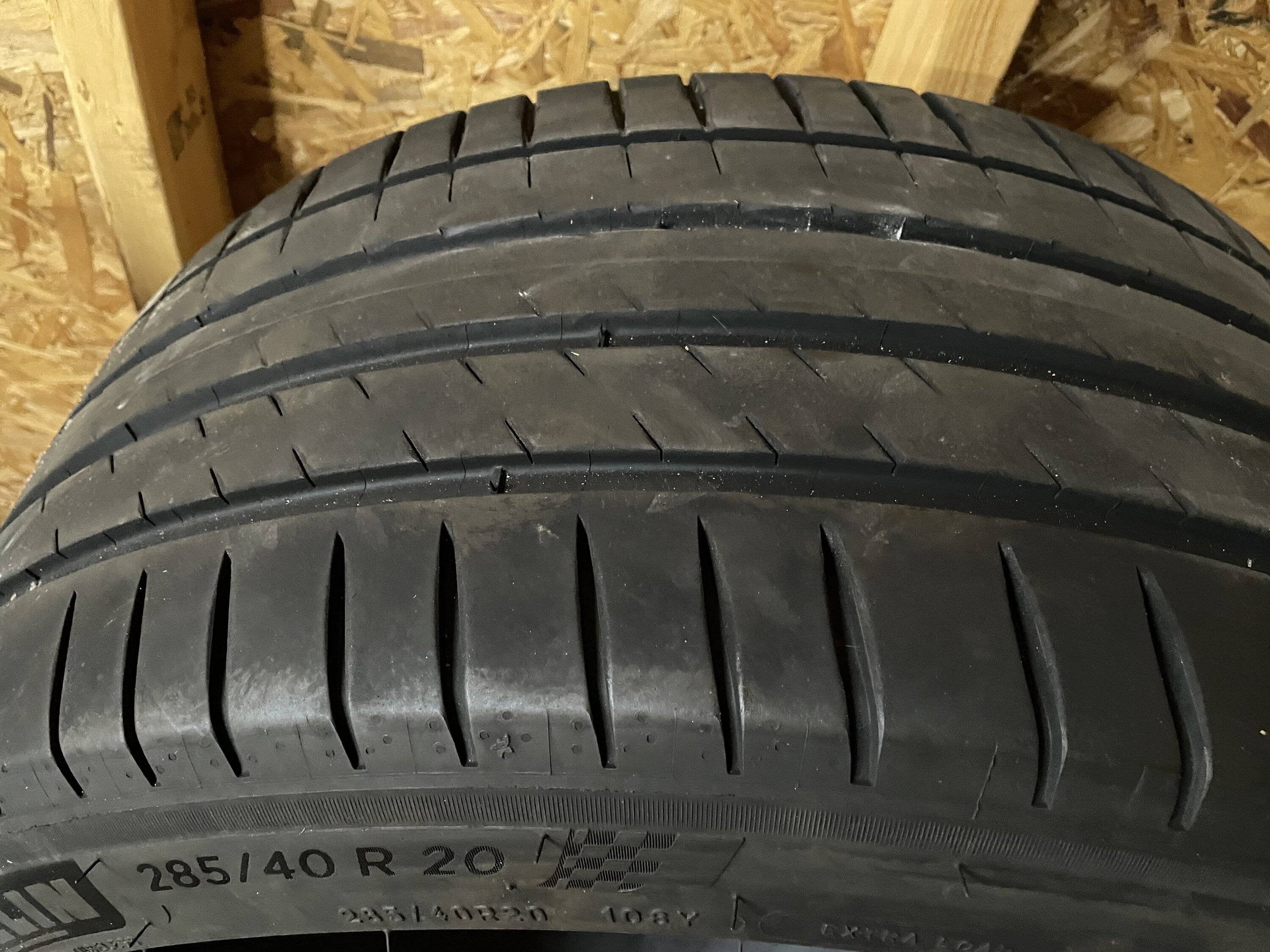 Porsche Taycan FS: 20" MICHELIN PILOT SPORT 4 Summer Tires, 2000 miles. $700 for set. Local pick up preferred: Asheville, NC IMG-6953