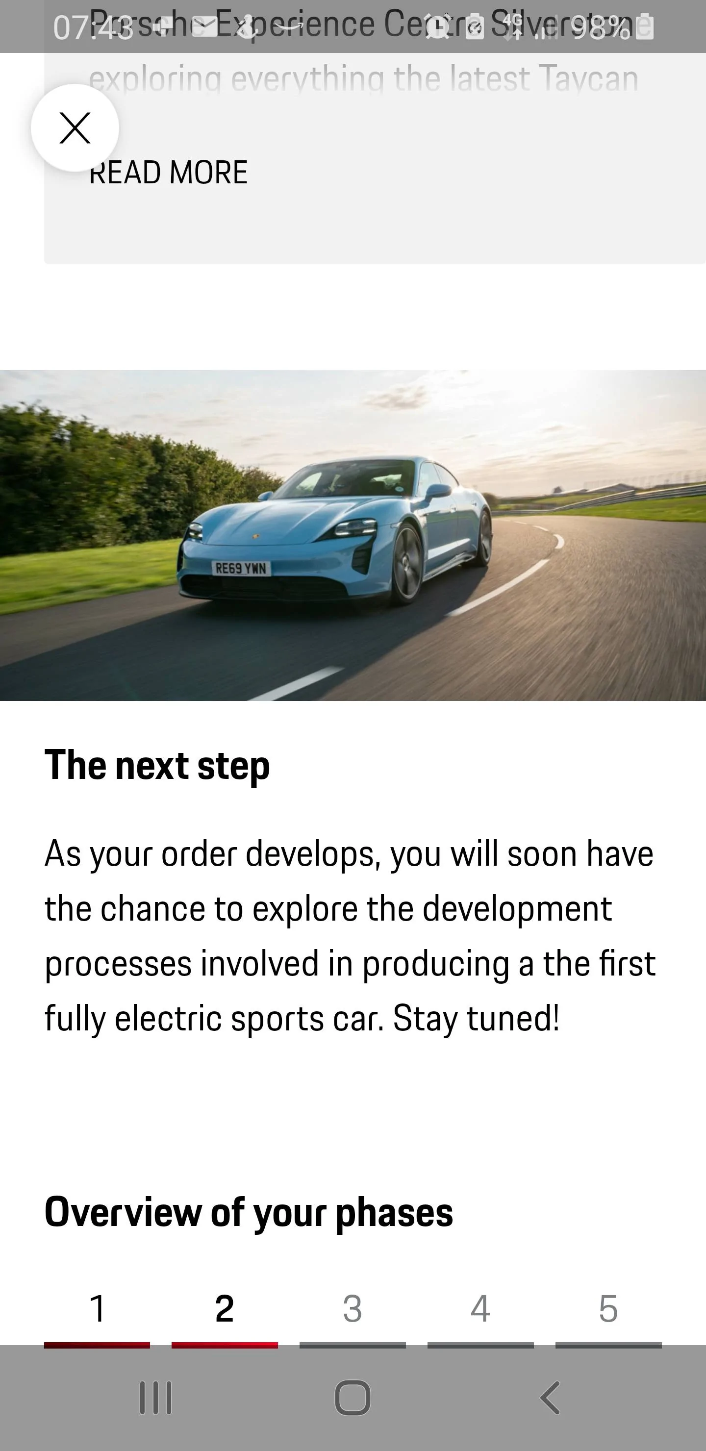 Porsche Taycan UK order status and delays? Screenshot_20221130-074317_My Porsch