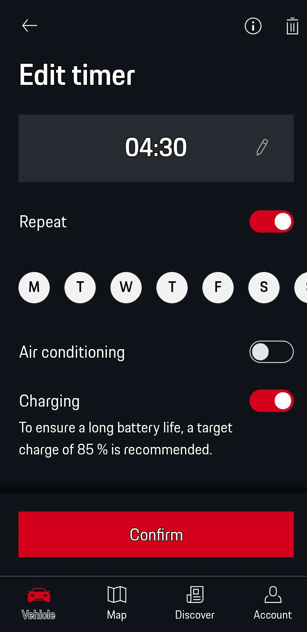 Porsche Taycan So apparently, always charging to 100% is OK (?) Screenshot_20221201_080131_My Porsch