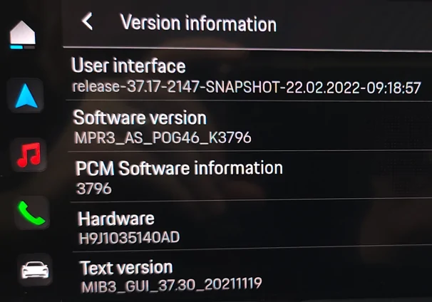 Porsche Taycan PCM 6 Update Oddities 1670032174139