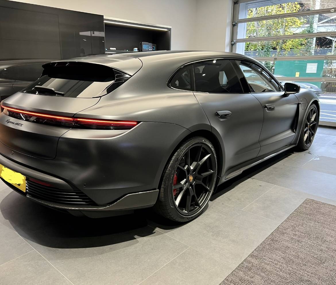 Porsche Taycan My Taycan GTS Sport Turismo ST finally here. Black w/ stealth PPF 6F045AB5-C06C-483A-B08D-557EE09F00AC
