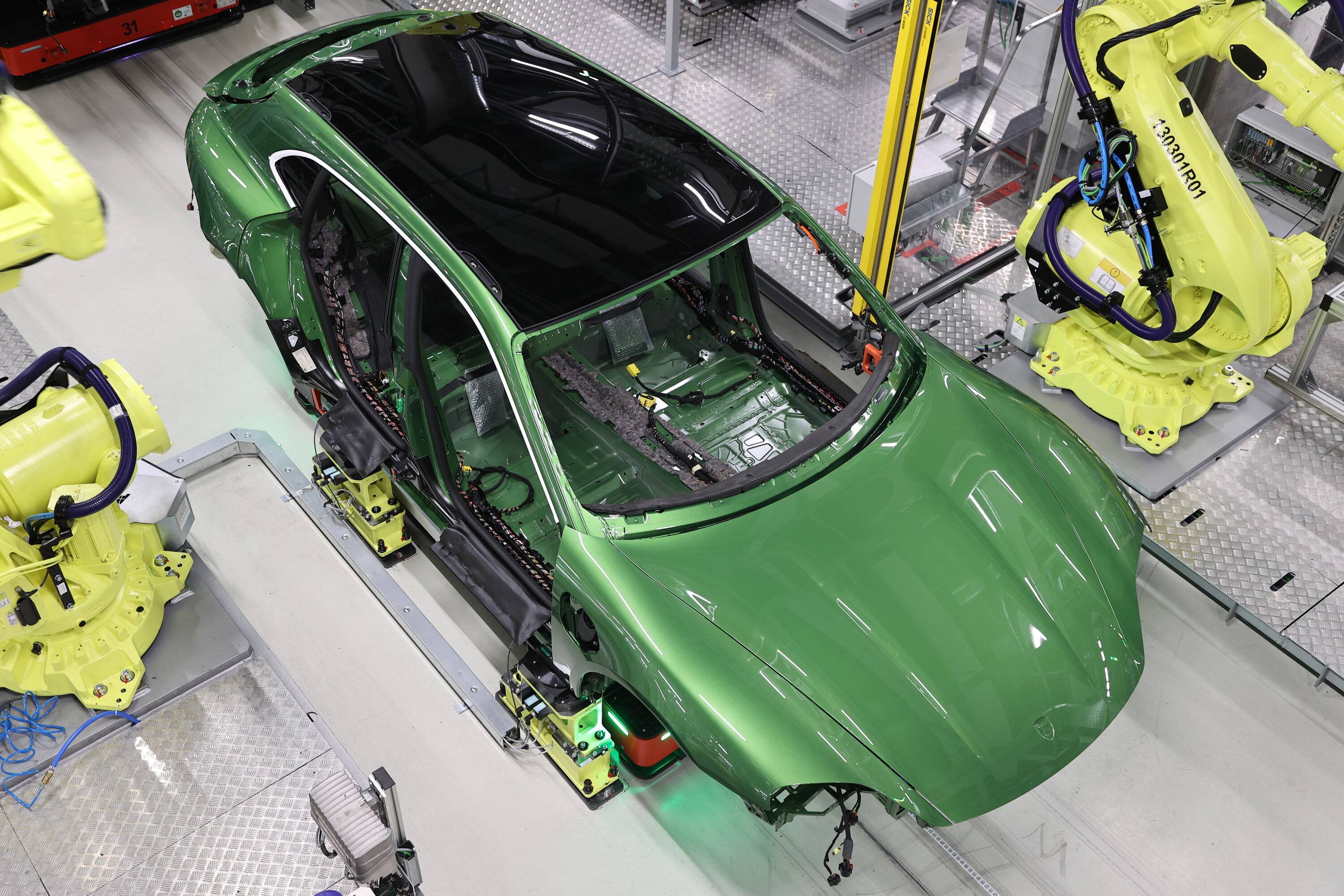 Porsche Taycan 📸  How to Find Your Taycan Production Photo From Assembly Line ProdPic1