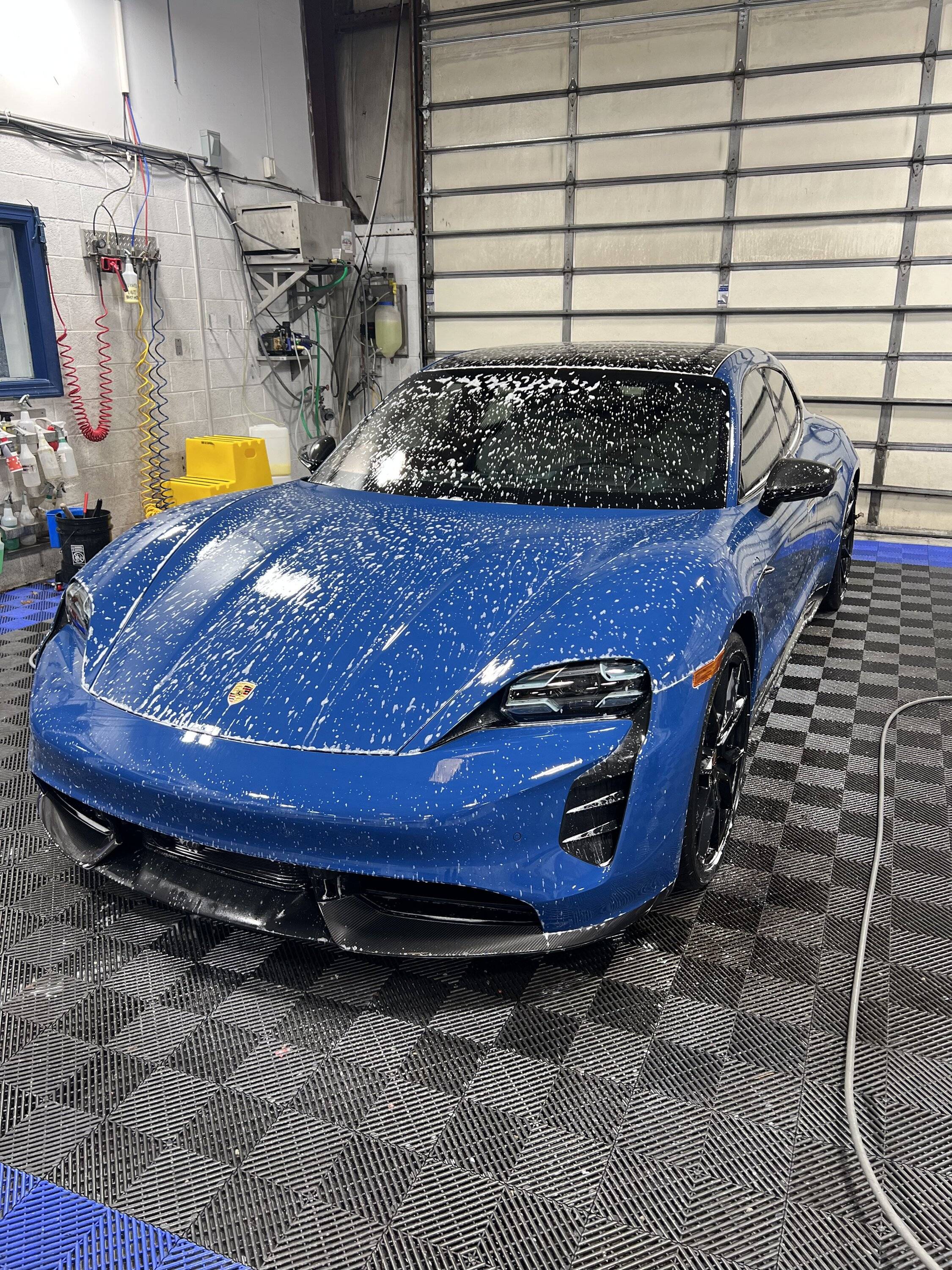 Porsche Taycan Taycan GTS Sport Turismo is home, safe and sound [Neptune Blue, XPEL Stealth PPF + Ceramic Coat] 2796BC6E-52E8-4E7A-BB7D-942B392B457D