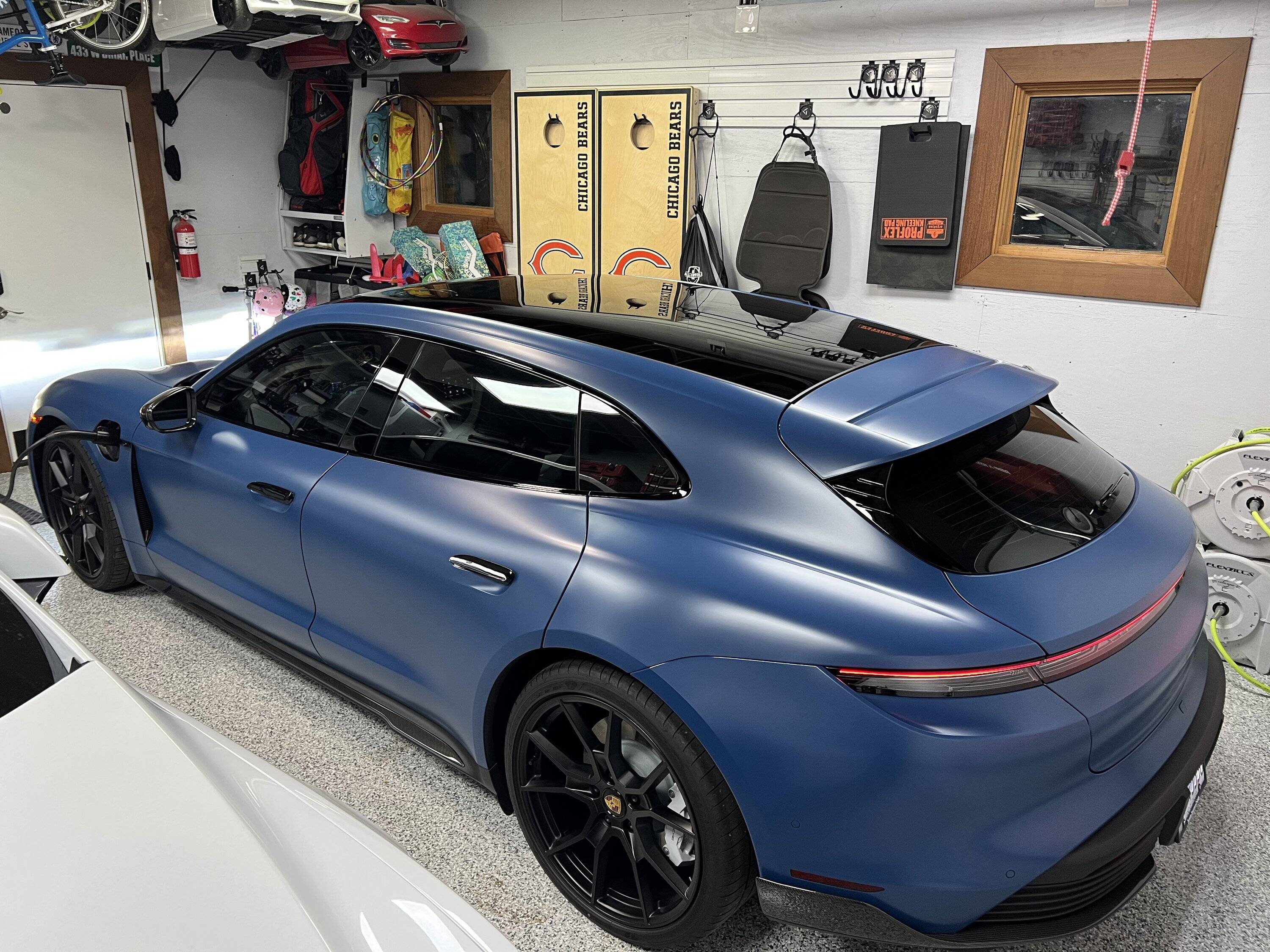 Porsche Taycan Taycan GTS Sport Turismo is home, safe and sound [Neptune Blue, XPEL Stealth PPF + Ceramic Coat] C5EE7E8F-D032-4274-8197-584AEAF7EDCA