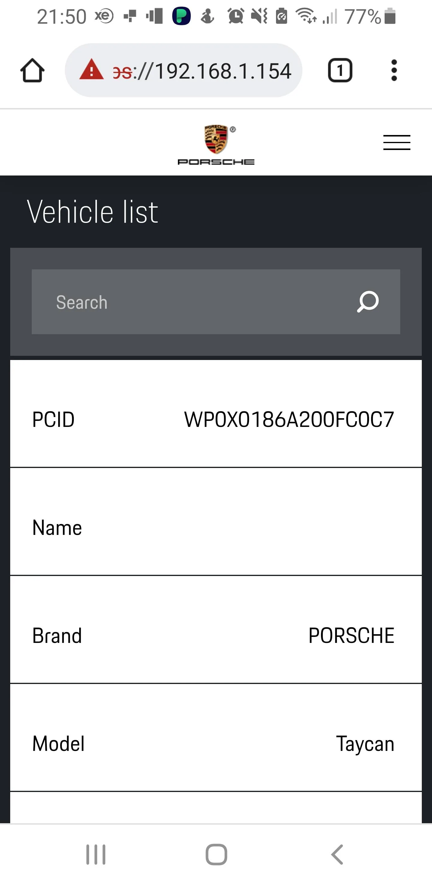 Porsche Taycan Porsche Wall Charger Connect | Unbox & Install Screenshot_20221207-215012_Chrom