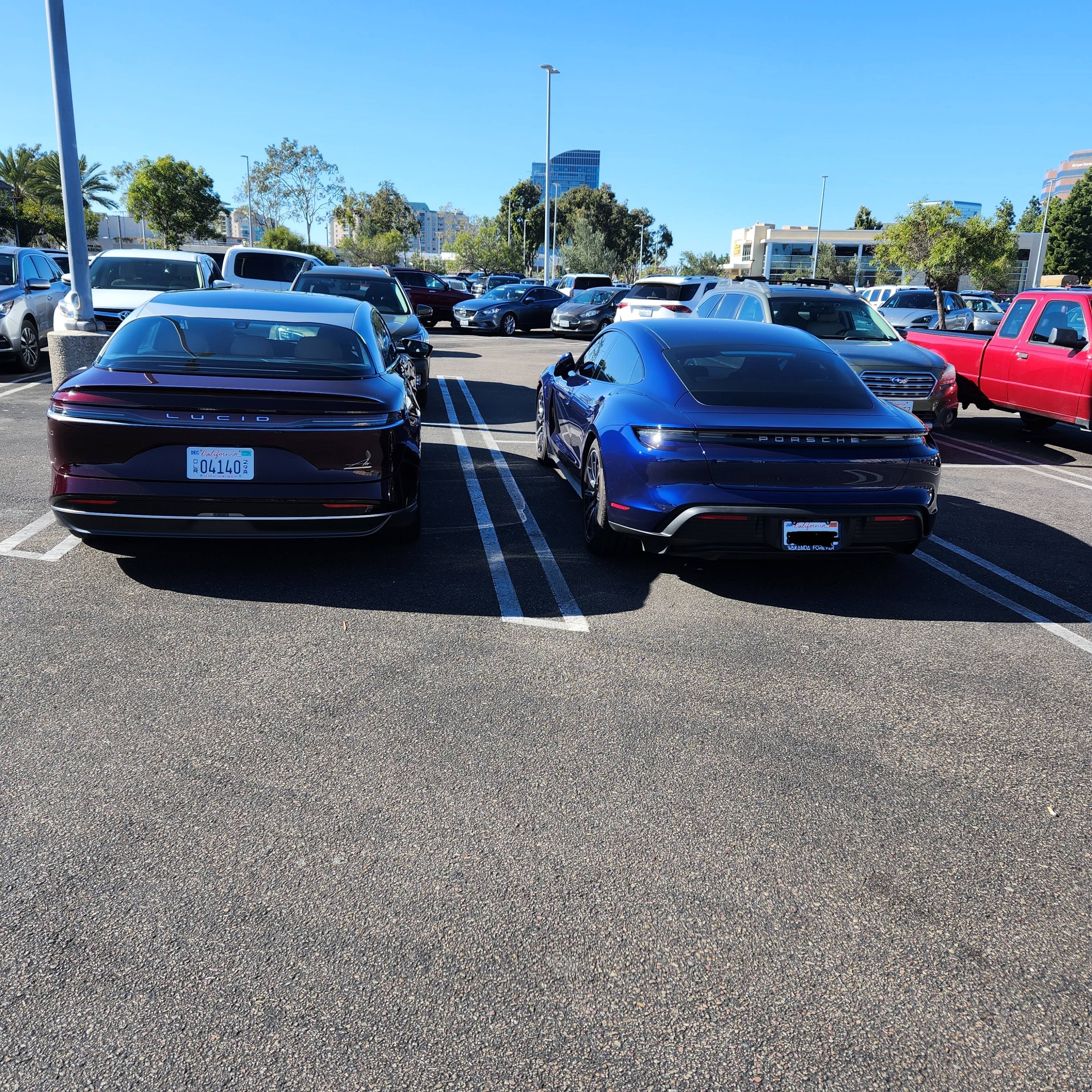 Porsche Taycan Spent some time w/ Lucid Air this morning… impressions luc_two