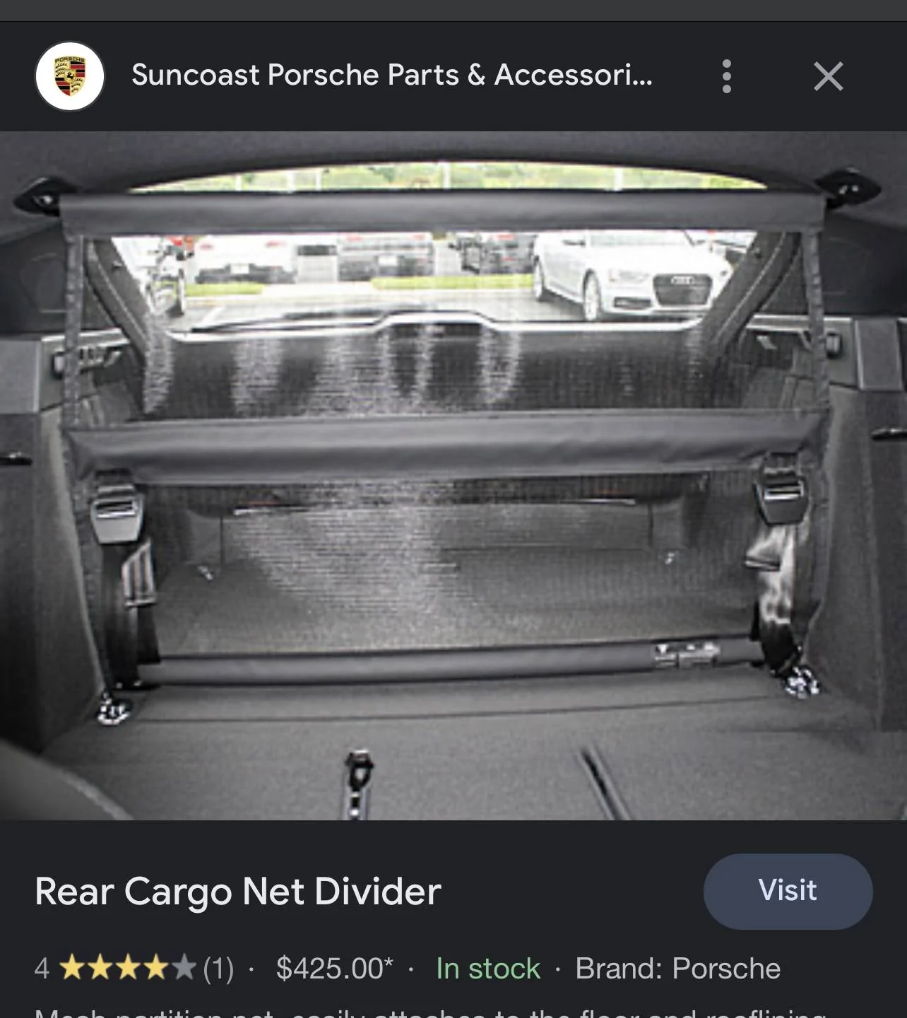 Porsche Taycan Rear Partition Net - Cross Tursimo - Install Help? 15F66818-56B9-41D3-B517-D3F4F49FC2C9