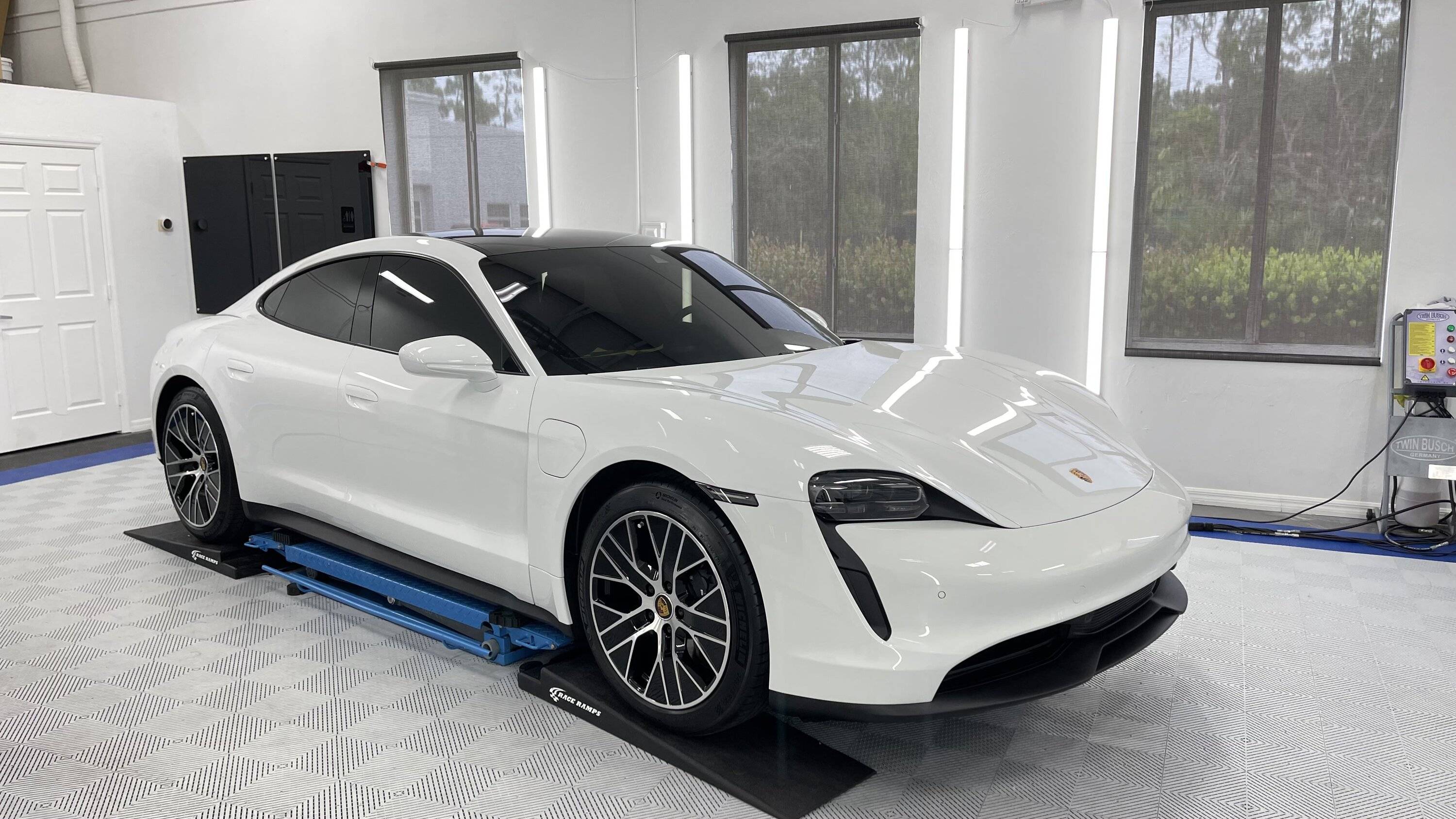 Porsche Taycan Front windshield tint? PPF & ceramic