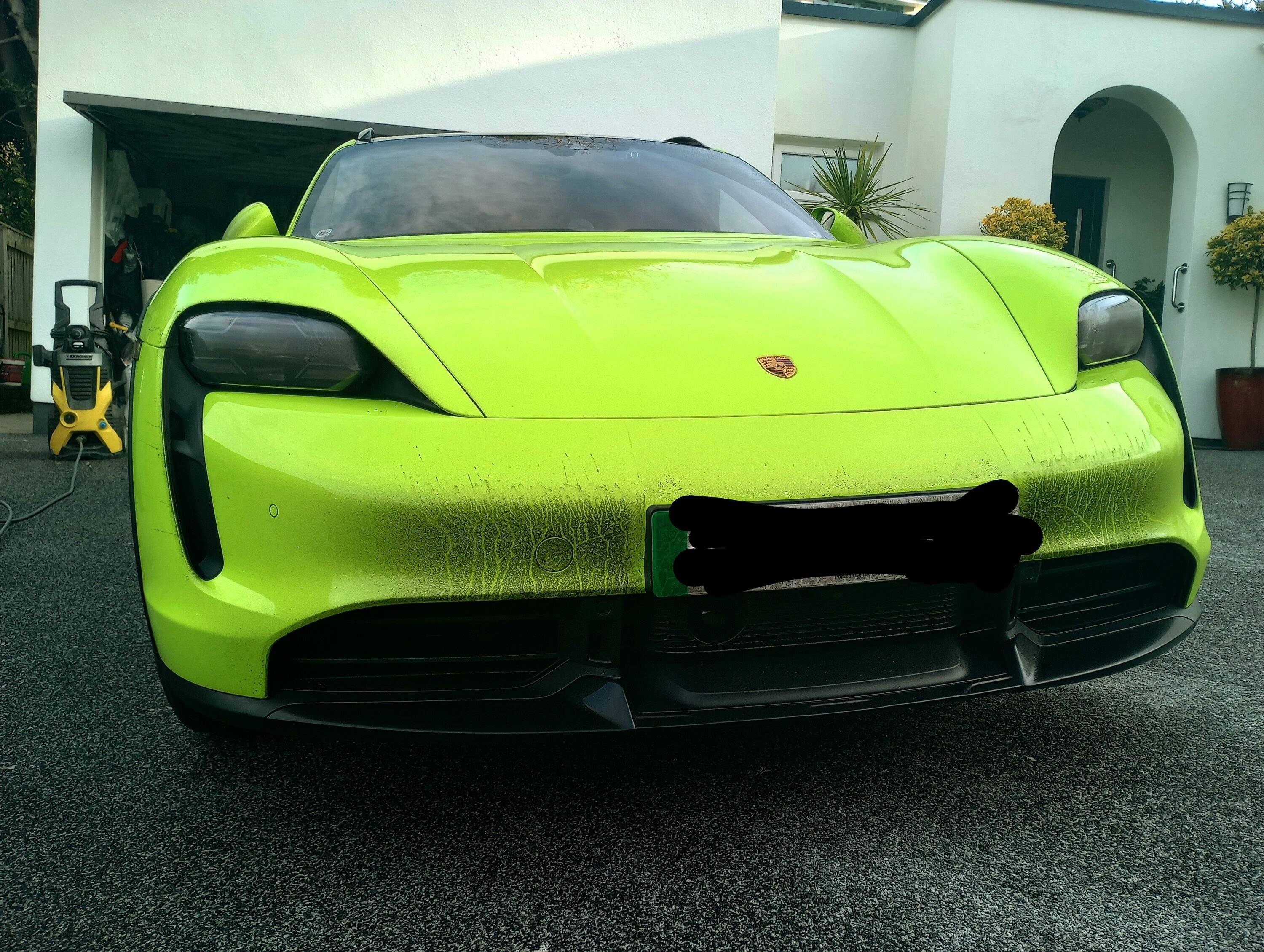 Porsche Taycan One month in Cross Turismo Taycan Turbo Acid Green PTS.... fantastic! img_20221210_105023373_hdr-4-