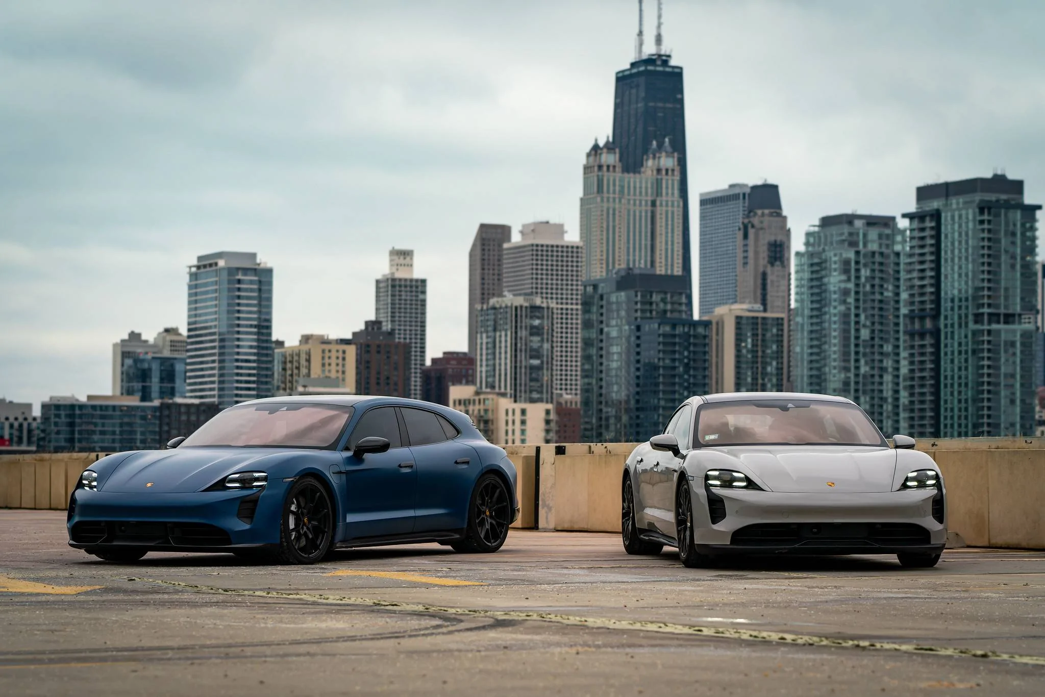 Porsche Taycan Stealth Neptune GTS ST and Chalk GTS Club i-gDKKPPf-X4