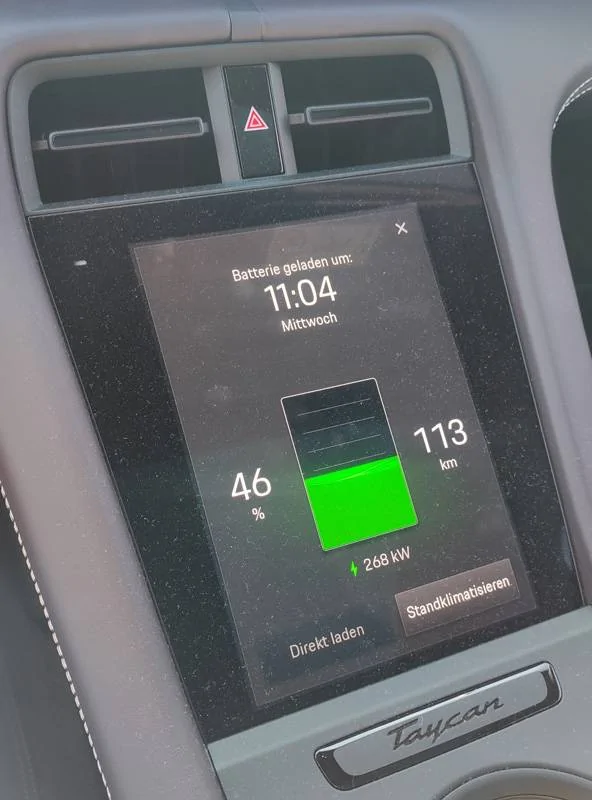 Porsche Taycan Fastest charge you've had? 268k