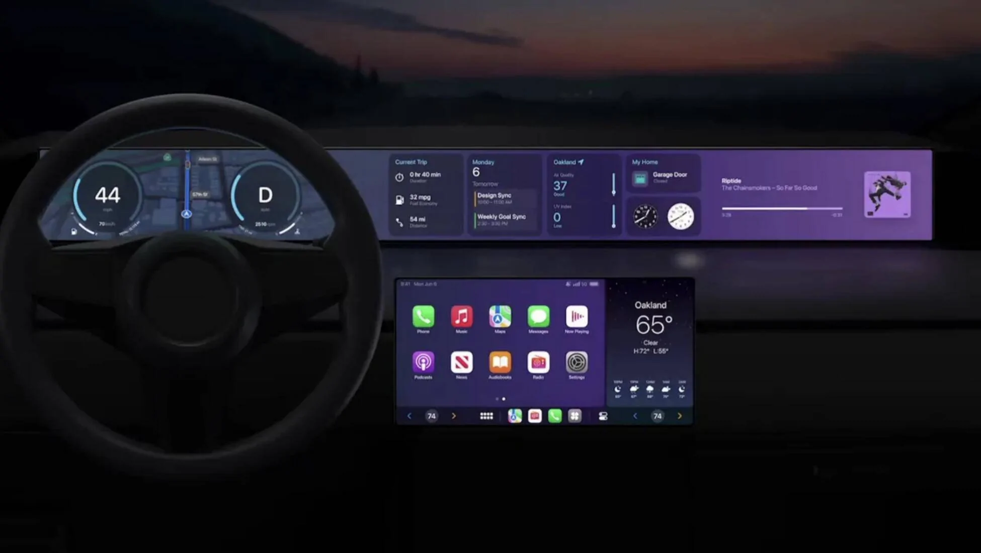 Porsche Taycan How do you like Apple CarPlay? Screenshot 2022-12-18 at 9.35.17 AM