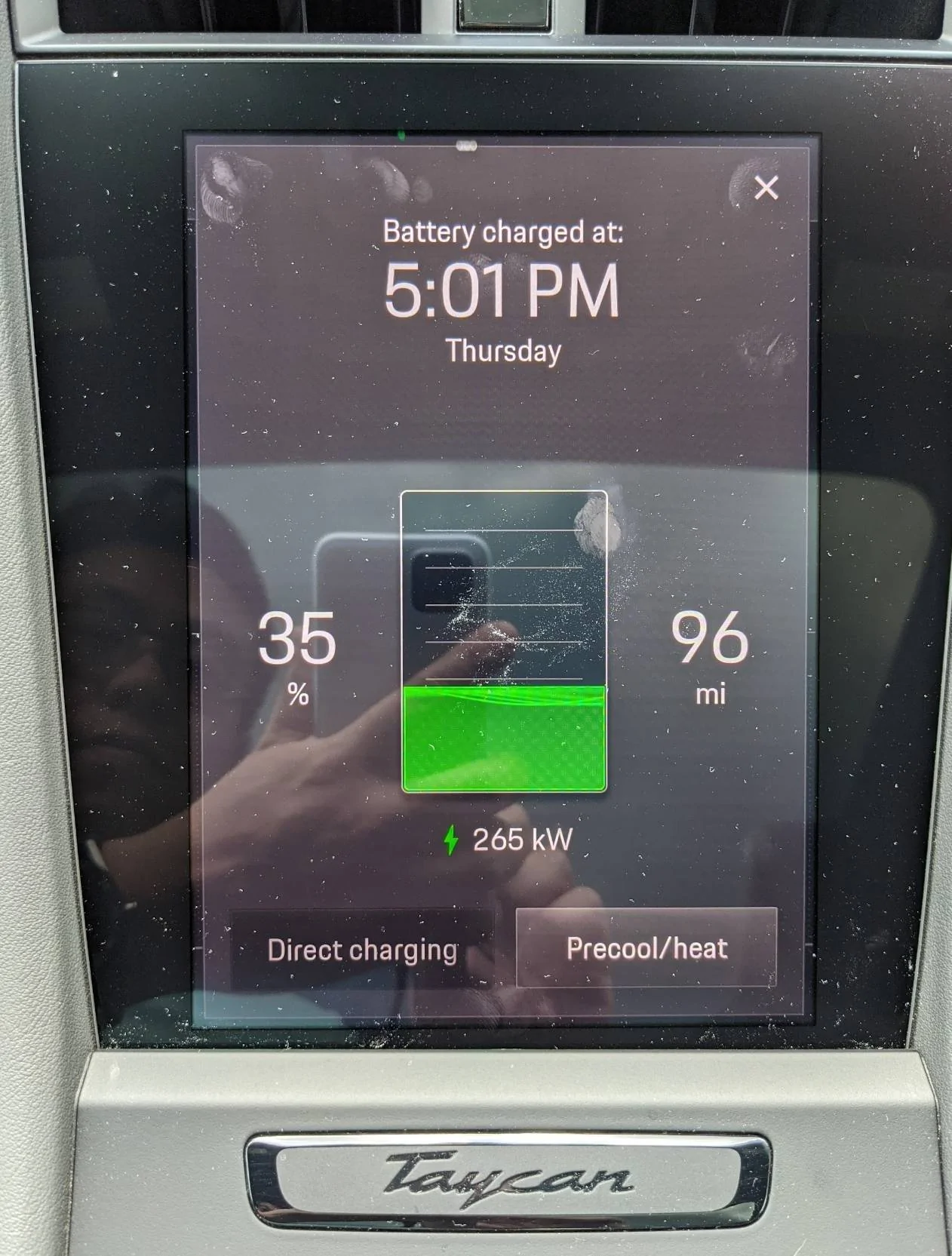 Porsche Taycan Fastest charge you've had? Screenshot_20221219_222112_Photos