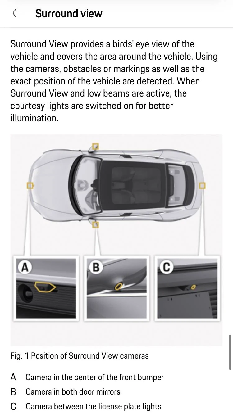 Porsche Taycan in parkassist surround view - how to activate junction view? 23223AC7-5798-46E2-9EB5-5EB318EA3150