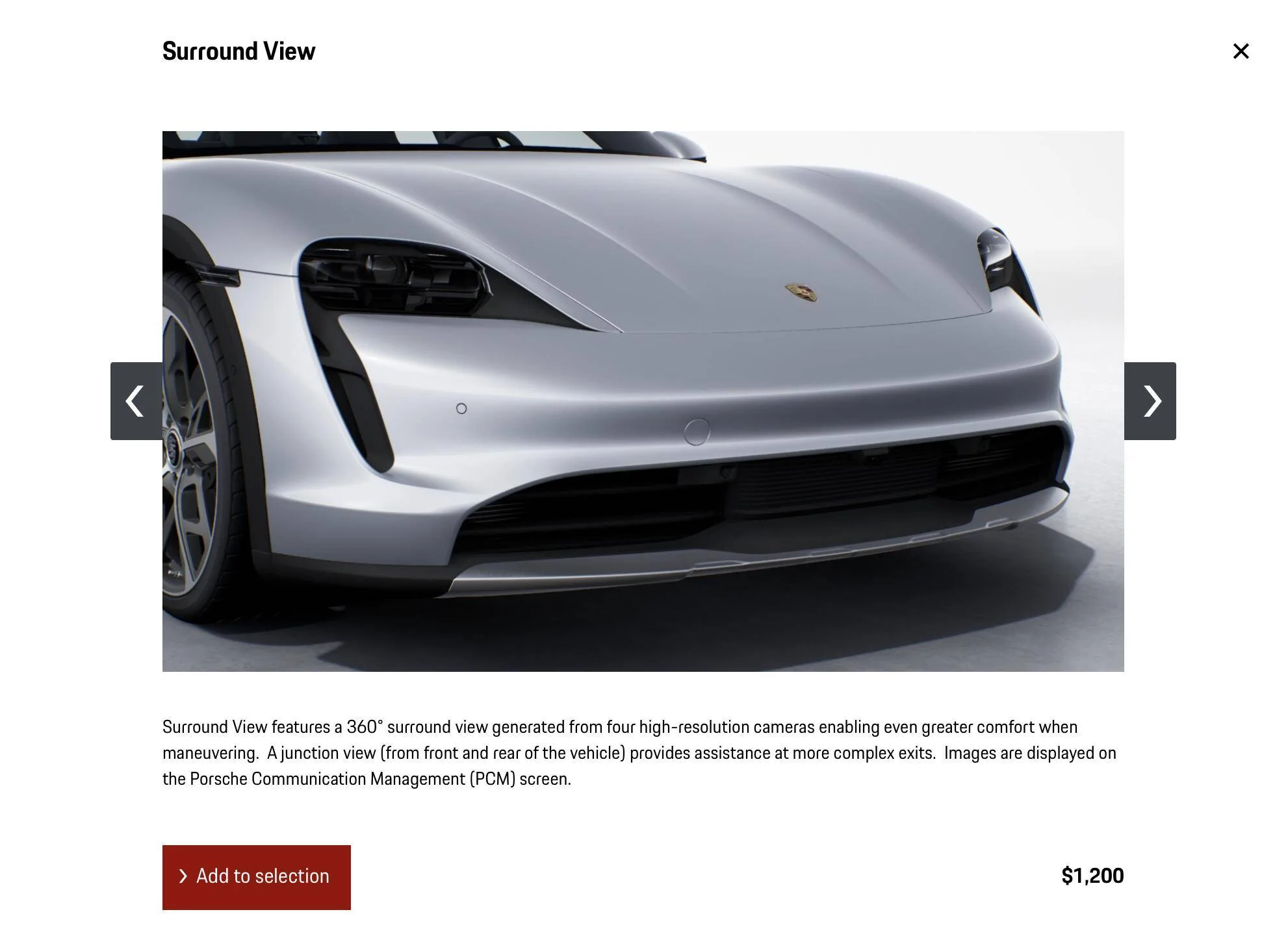 Porsche Taycan in parkassist surround view - how to activate junction view? Screen Shot 2022-12-22 at 2.46.58 PM