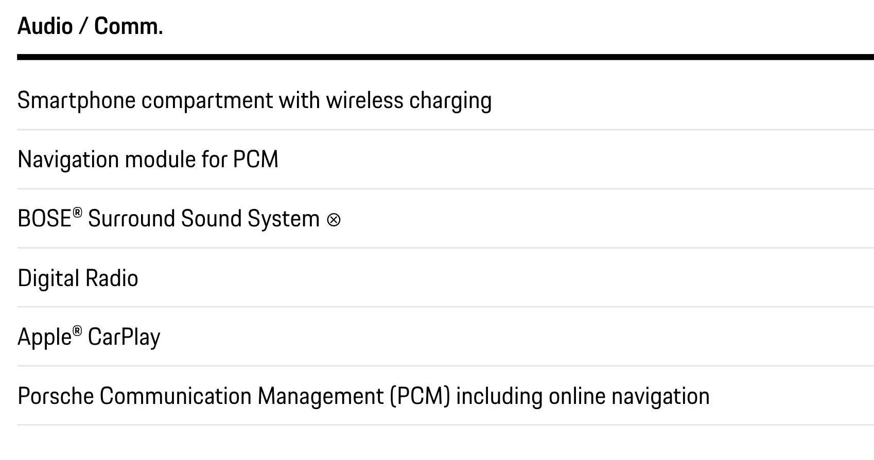 Porsche Taycan Help requested - will my 4S will be shipped with Bose Screenshot 2022-12-25 at 19.36.21